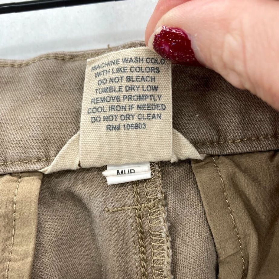 Vintage Duluth Chino Pants Women's 8x31 Brown Stretch Slim Leg Workday Warrior Casual Size 30" / US 8 / IT 44 - 5 Thumbnail