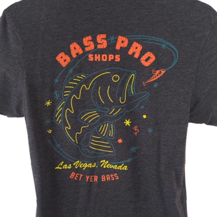 Bass Pro Shops Bass Pro Shops T Shirt Mens Size Medium Gray Las Vegas Bet Your Bass Souvenir Shirt Mens Gray Fishing Hunting 90s? Size US M / EU 48-50 / 2 - 2 Thumbnail