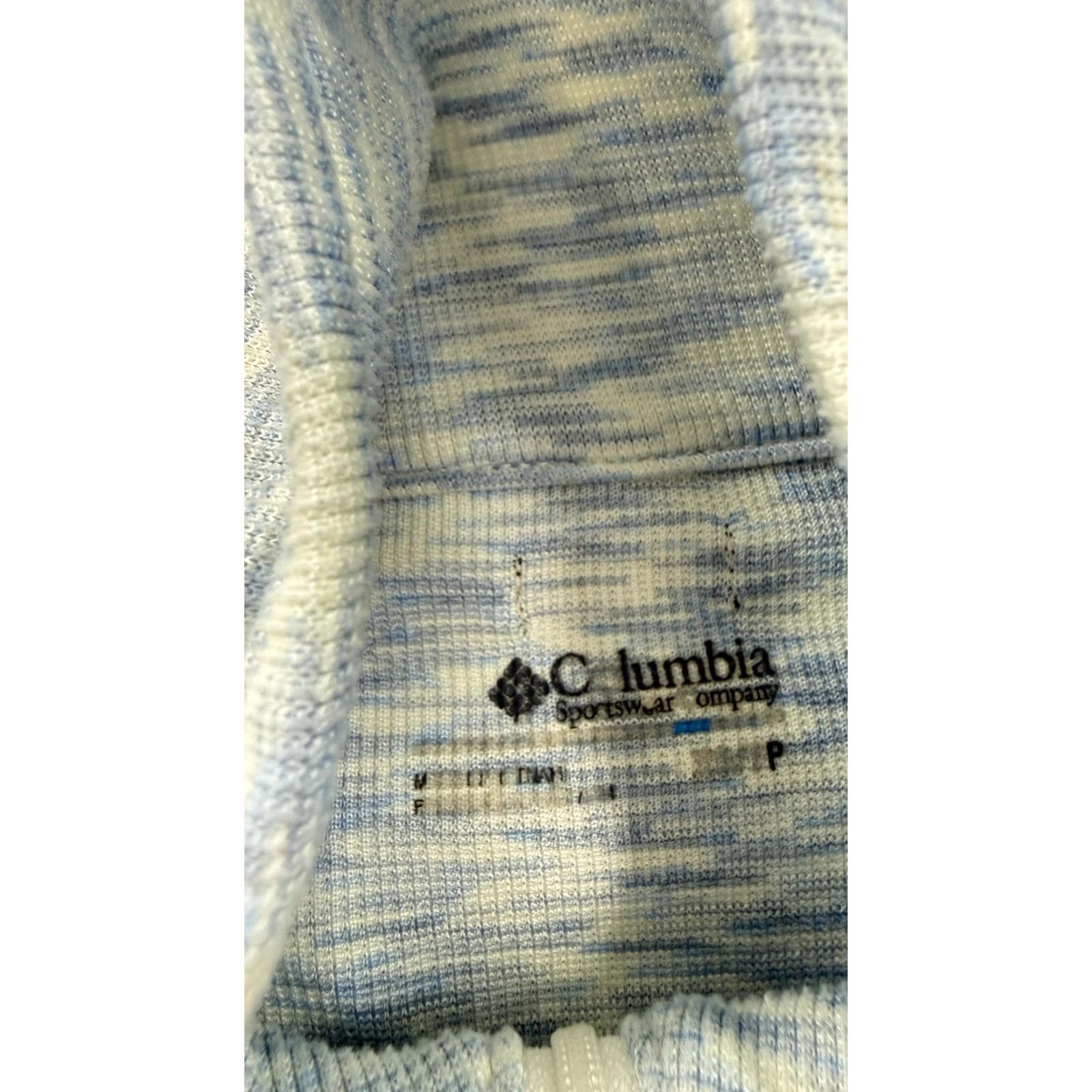 Vintage Columbia Shirt Womens Petite Medium Blue 1/4 Zip Long Sleeve Lightweight Stretch Size M / US 6-8 / IT 42-44 - 5 Thumbnail