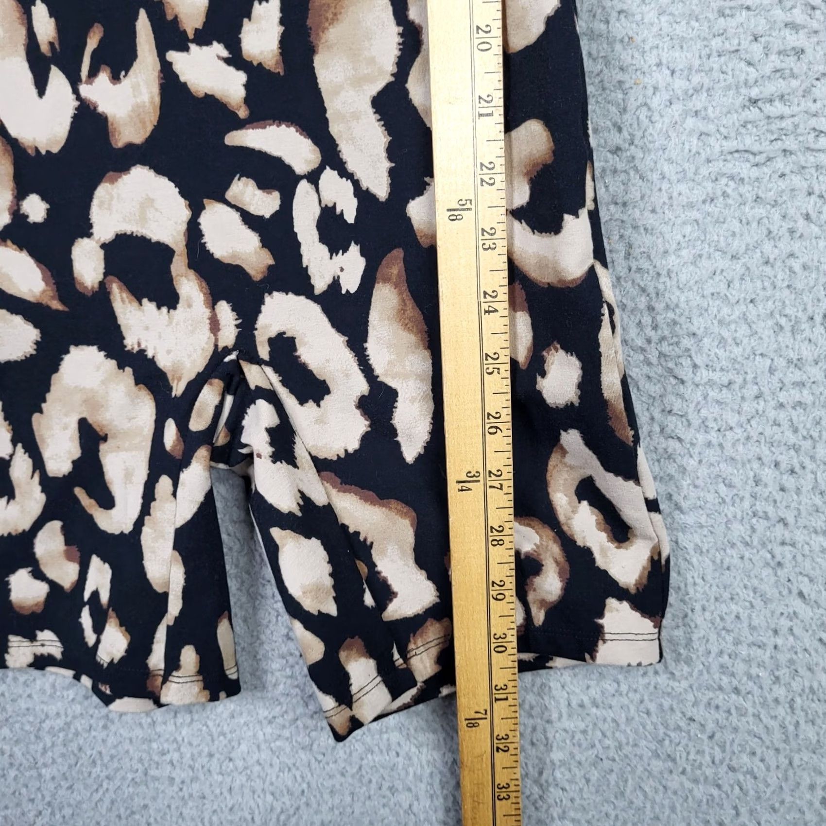 H&M H&M Womens Long Sleeve Stretch Unitard Jumpsuit XS New Multicolor Animal Print Square Neck Skinny Legged One-Piece Size XS / US 0-2 / IT 36-38 - 6 Thumbnail