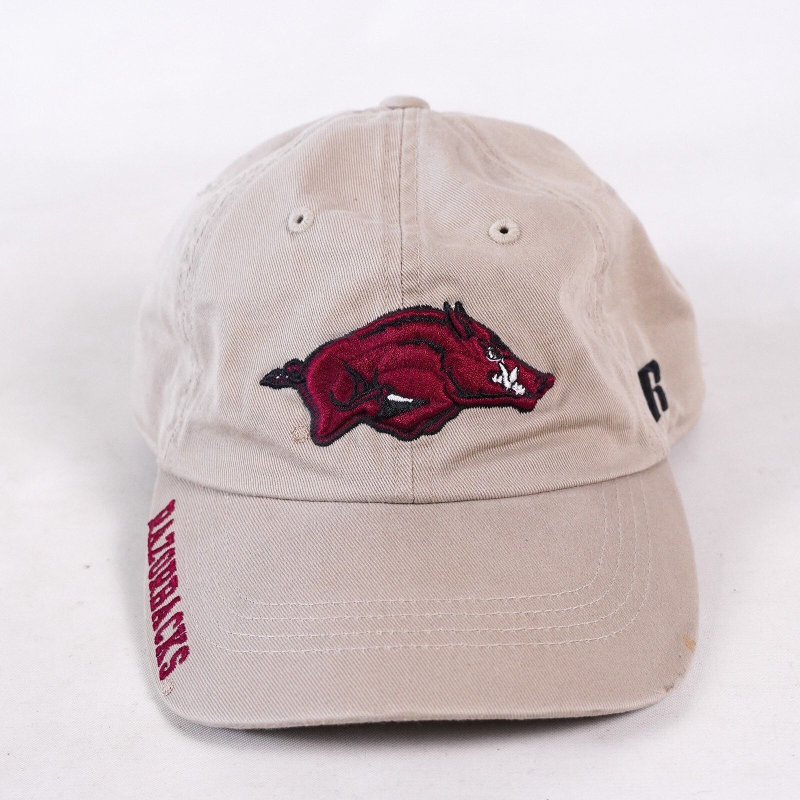 Other Russell Arkansas Razorbacks Basketball Hat Cap Tan Size ONE SIZE - 2 Thumbnail