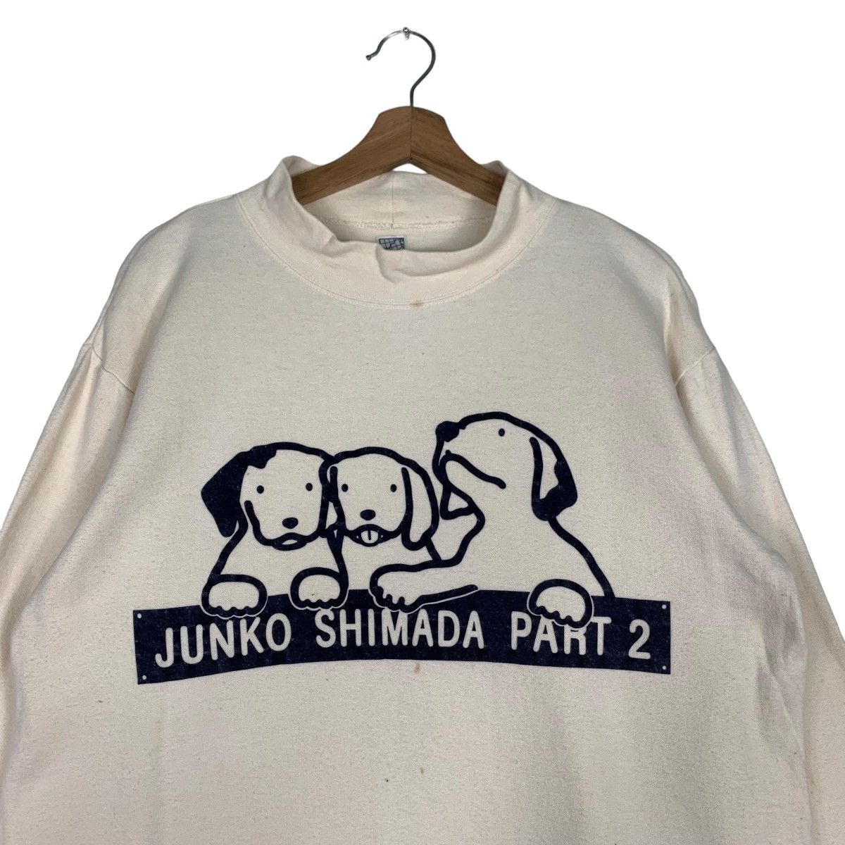 Junko Shimada JUNKO SHIMADA PART 2 Puppies Big Logo Sweater #0443-C20 Size US M / EU 48-50 / 2 - 2 Thumbnail