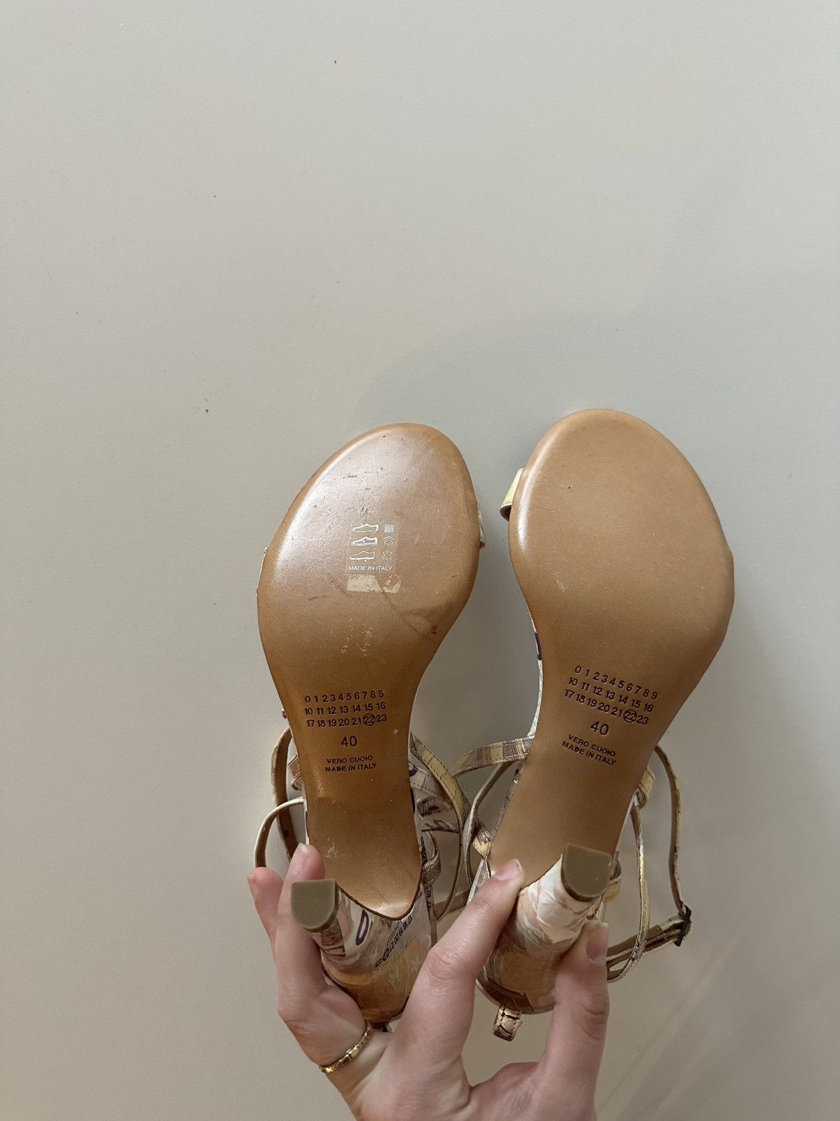Maison Margiela RARE Maison Margiela Euro Note Banknote Sandals SS08 Archive Size US 10 / IT 40 - 6 Thumbnail