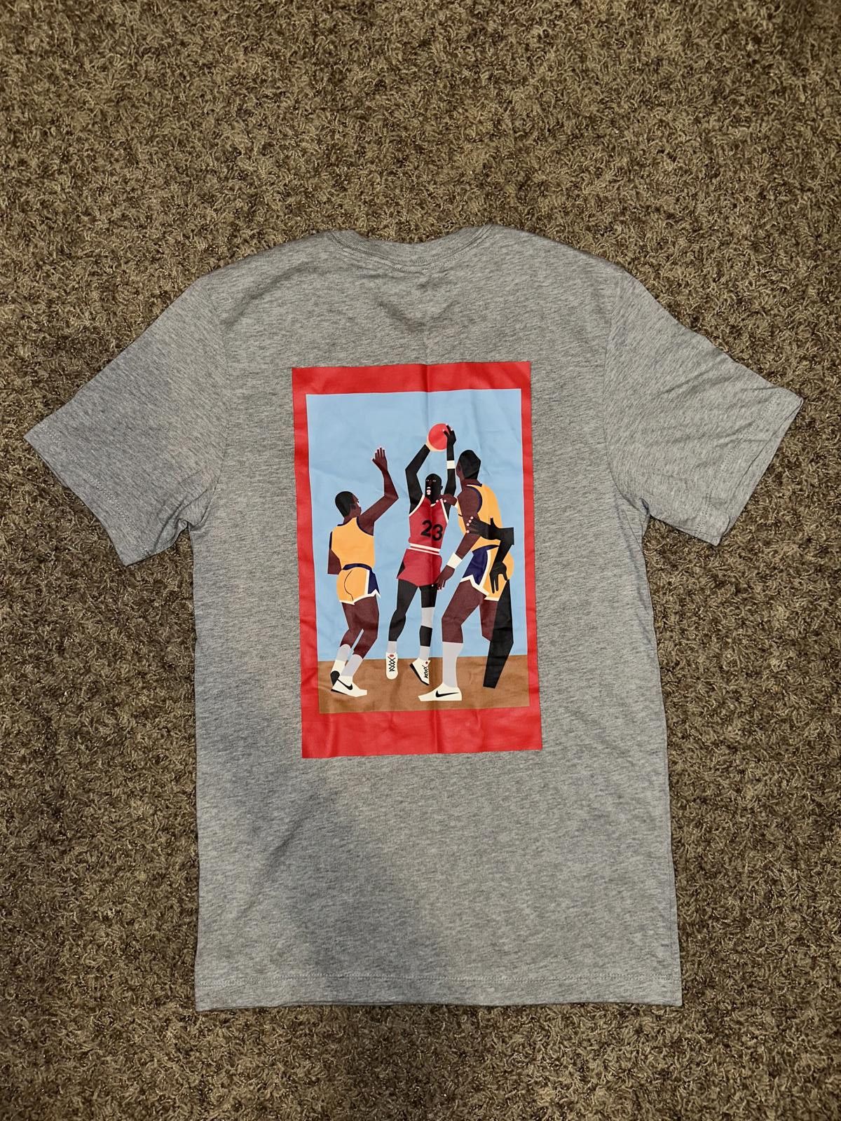 Designer Jordan x Nina Chanel Abney Graphic Grey T-shirt Size XS / US 0-2 / IT 36-38 - 5 Thumbnail