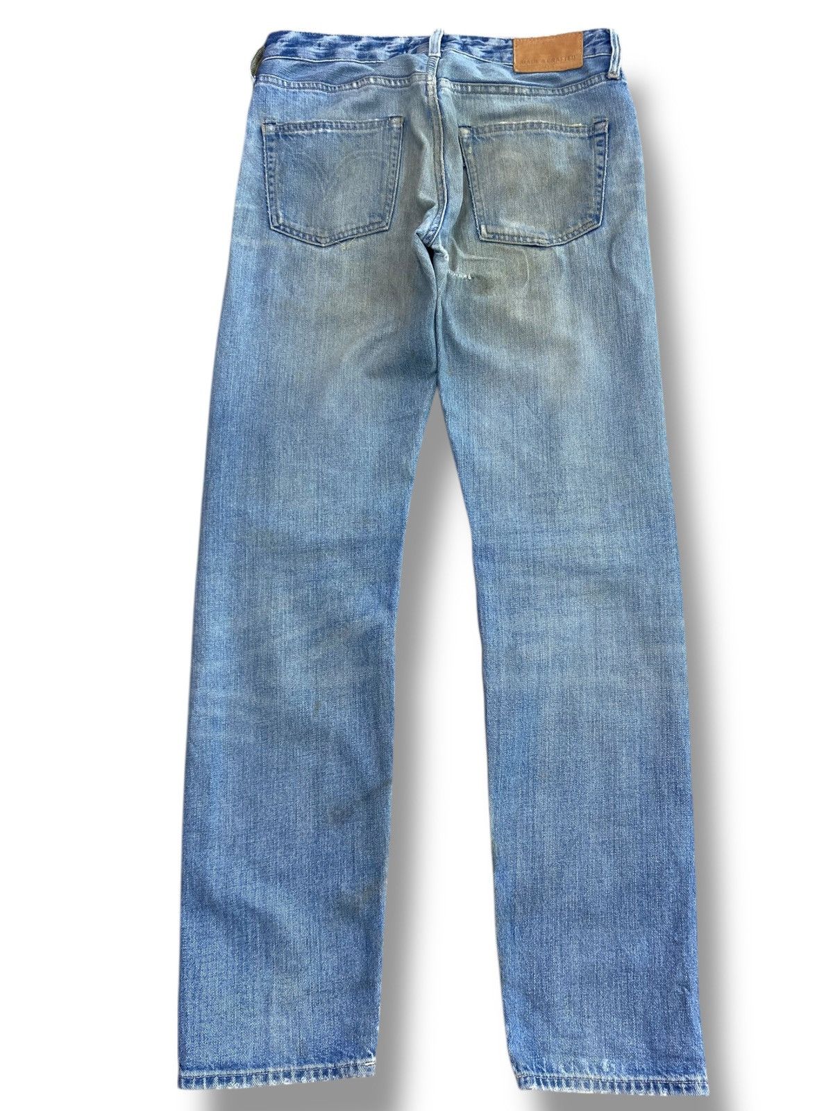 Levi's Made & Crafted Levi’s Made & Crafted Faded Blue Wash Style Soft Denim Size US 31 - 3 Thumbnail