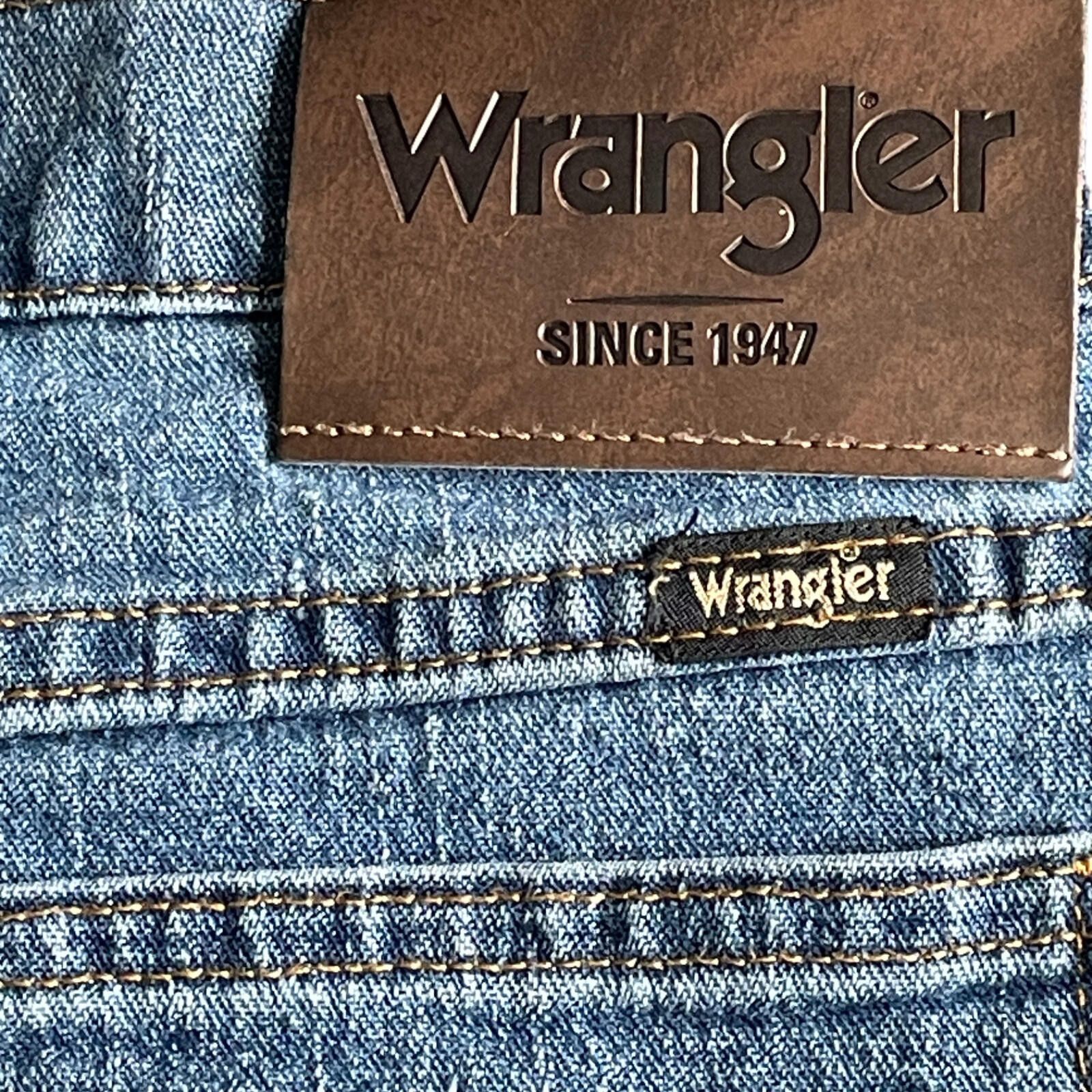Wrangler Wrangler Relaxed Boot Jeans Mens 40x30 Blue Denim Pants Size US 40 / EU 56 - 6 Thumbnail