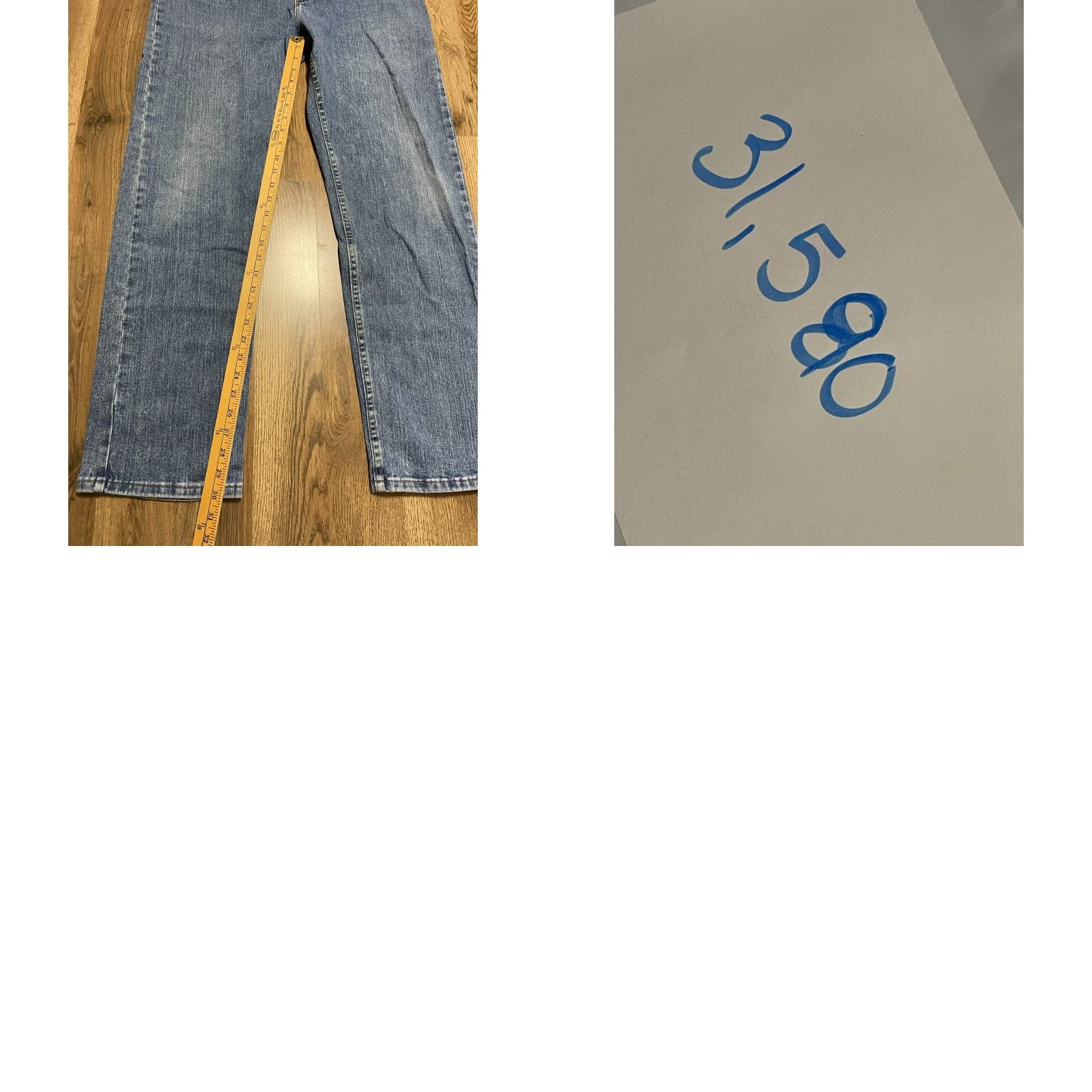 Levi's Levi's Jeans Mens 38x32 Blue Denim Straight Regular Fit Jeans Size US 38 / EU 54 - 8 Thumbnail