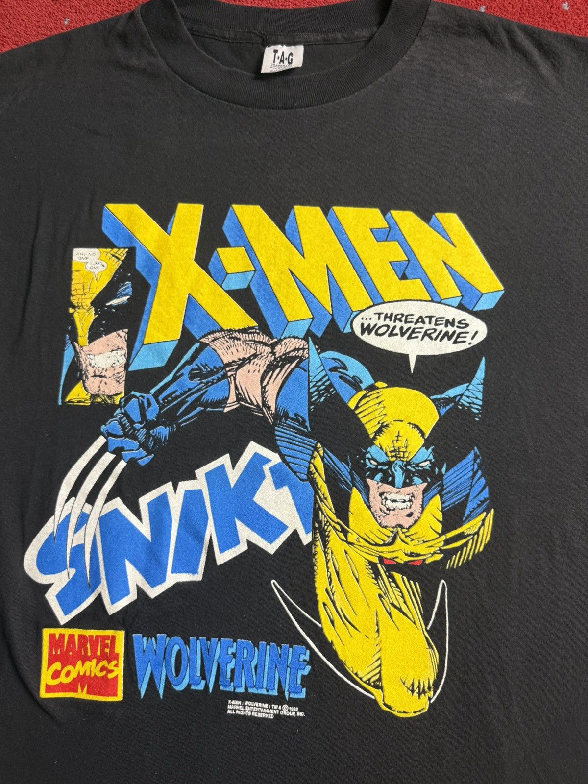Vintage Vintage Marvel X-Men threatens Wolverine 1993 Shirt Size US L / EU 52-54 / 3 - 2 Thumbnail