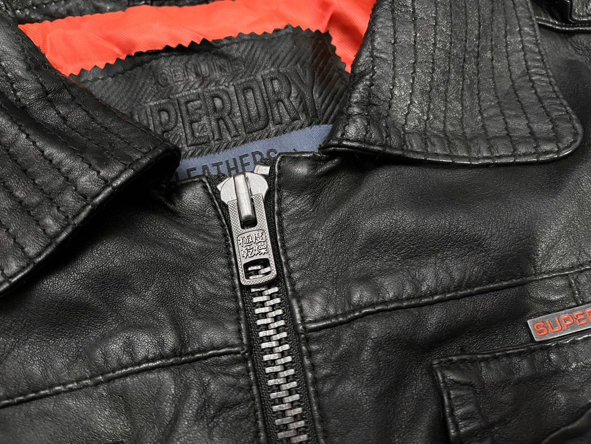 Japanese Brand × Superdry Women’s Leather Superdry Jacket in Japanese Style Size S / US 4 / IT 40 - 7 Thumbnail