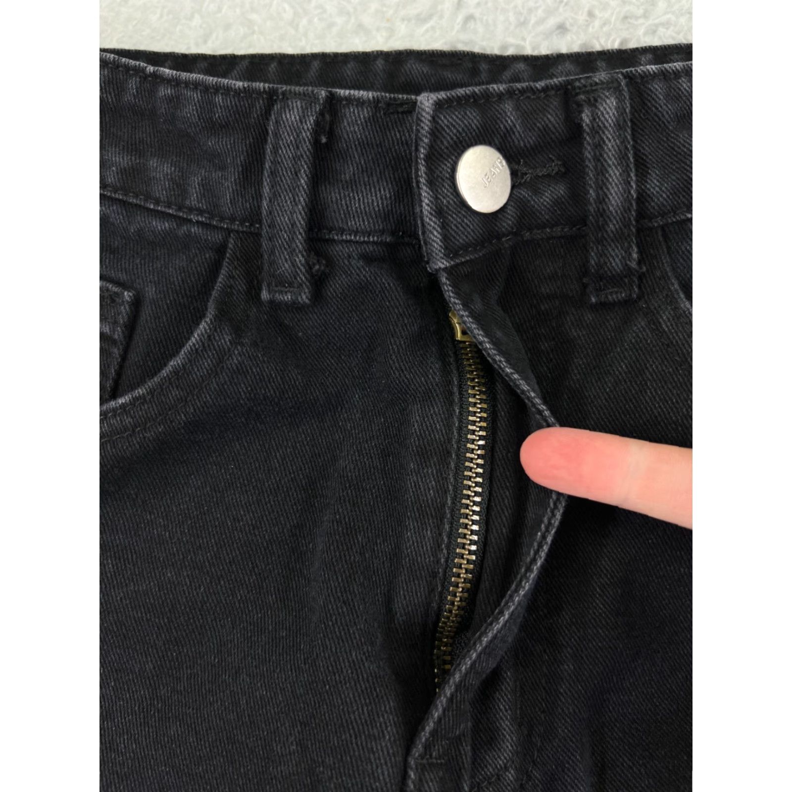 Lee Vintage Lee Women's Tapered Jeans Pants 25x24 Black Cotton Blend Mid Rise 8.5-10.5 Western Designer Size 26" / US 2 / IT 38 - 5 Thumbnail