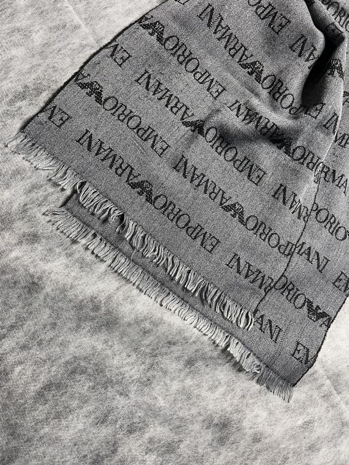 Emporio Armani Emporio Armani Monogram Scarf Size ONE SIZE - 4 Thumbnail