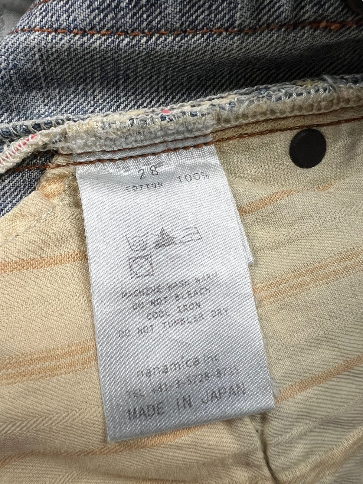 Japanese Brand × Nanamica Nanamica Half Selvedge Slim Denim Size US 31 - 11 Thumbnail
