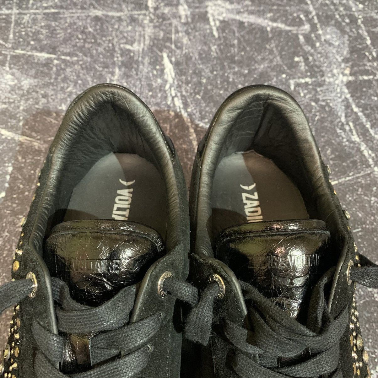 Zadig & Voltaire Zadig & Voltaire Sunshine Black Leather Sneakers 40 Size Size US 10 / IT 40 - 17 Thumbnail