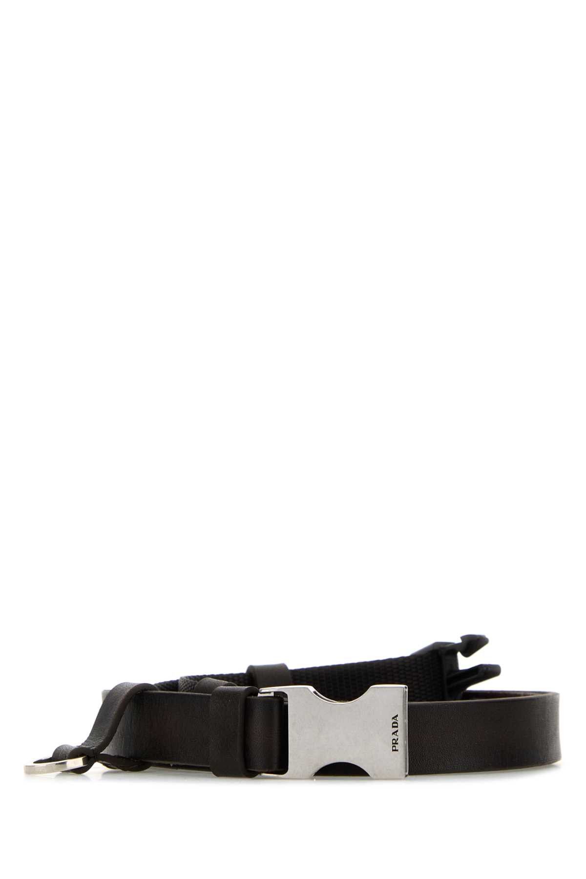 Prada Dark Brown Leather Belt Size ONE SIZE - 1 Thumbnail