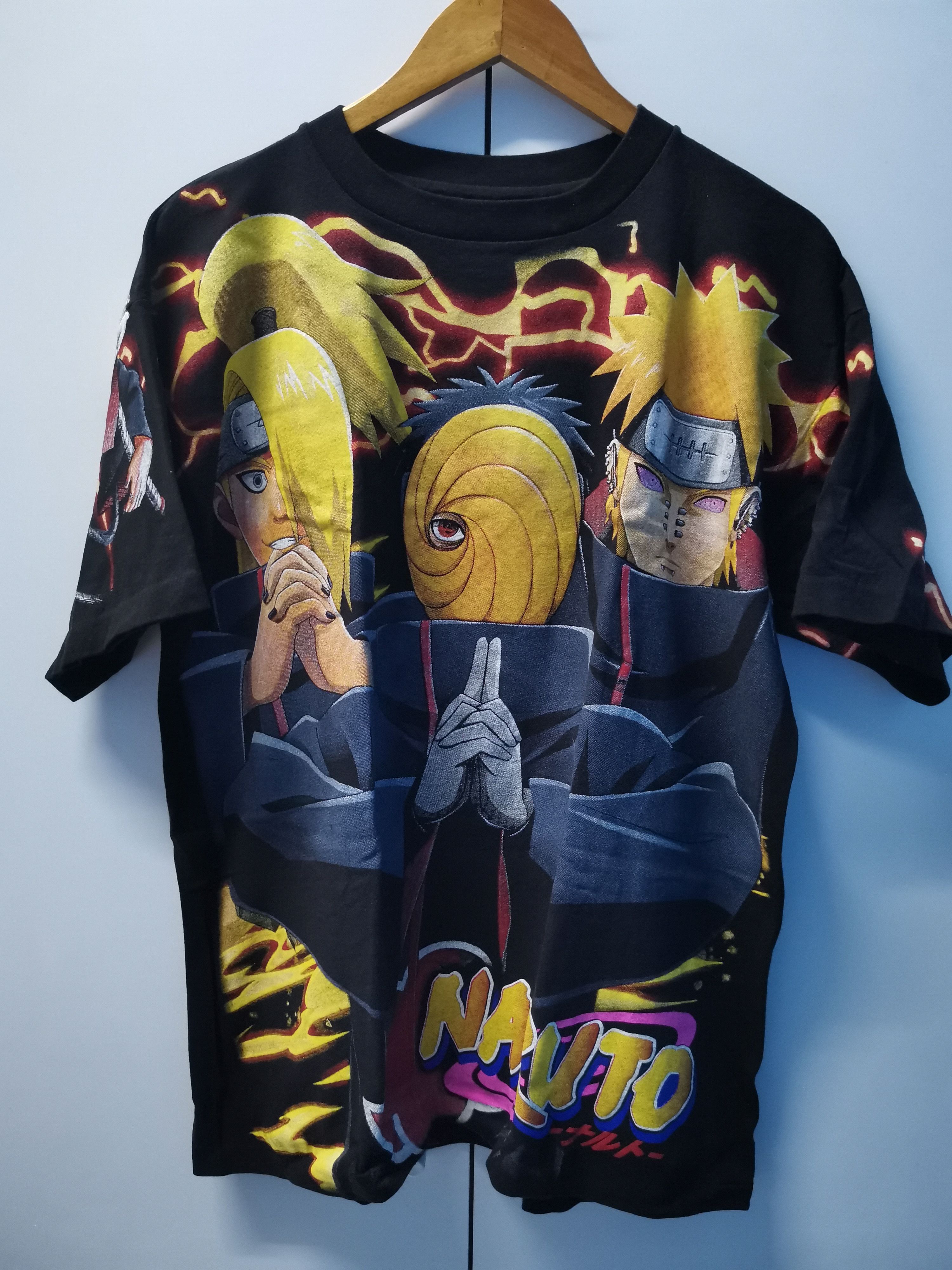 Anime Naruto Akatsuki Japan Anime OverPrint Tee Akira Size US L / EU 52-54 / 3 - 2 Thumbnail