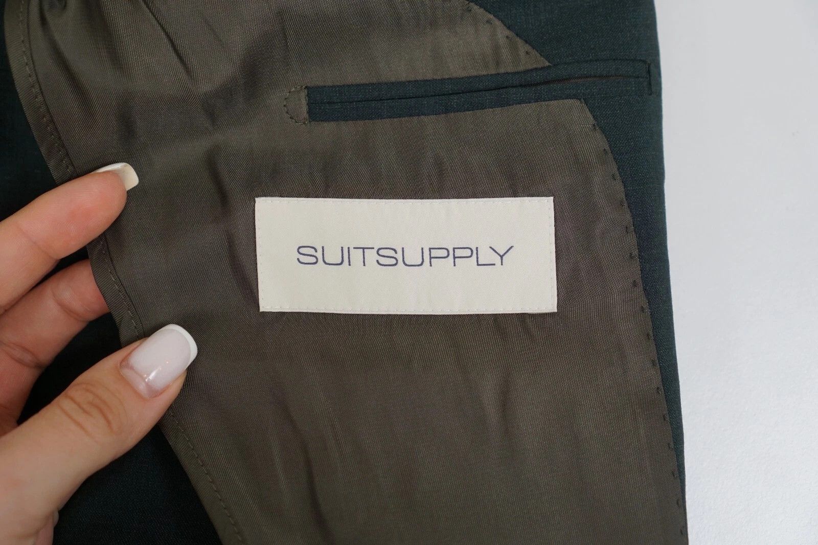 Suitsupply Men Suitsupply Blazer La Spalla Green Wool Reda Size UK/US34 Size 34R - 5 Thumbnail