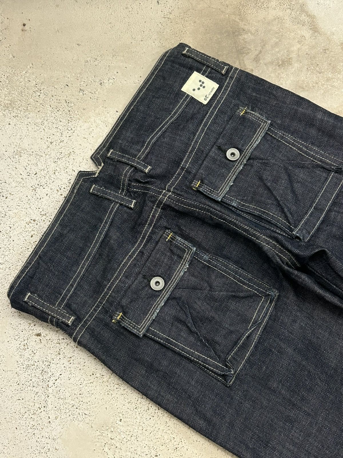 Hysteric Glamour Vintage Et Boite Jeans Wide Leg Flare Indigo Unisex Size 31" - 10 Thumbnail