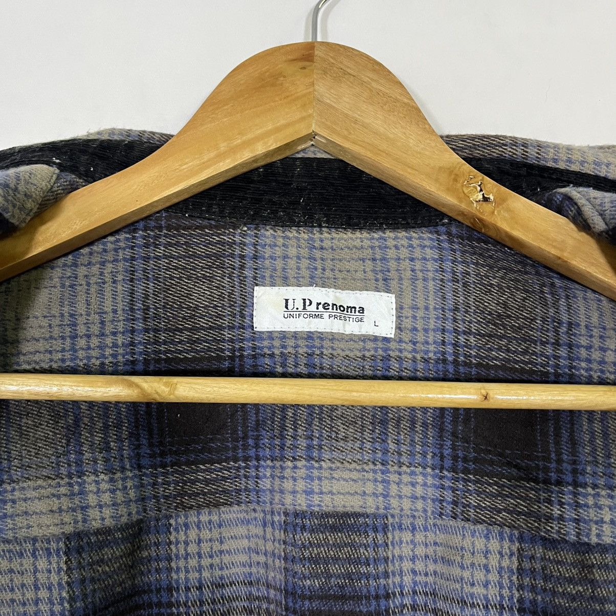 Renoma UP RENOMA PLAID WOOL ZIPPED UP SHIRT Size US L / EU 52-54 / 3 - 4 Thumbnail