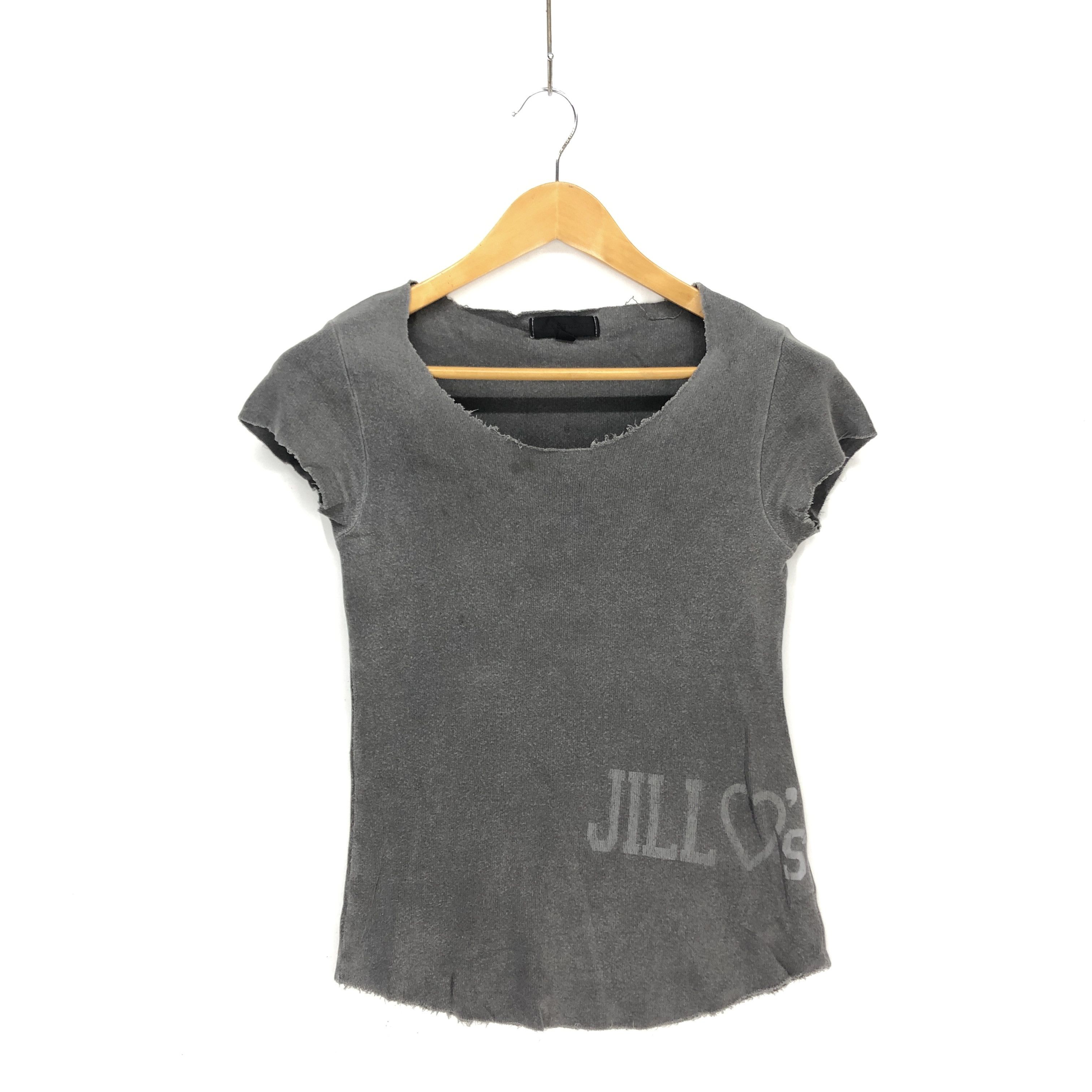 Jil Stuart JIL STUART Faded Black T Shirt #1066-37 Size XS / US 0-2 / IT 36-38 - 1 Thumbnail