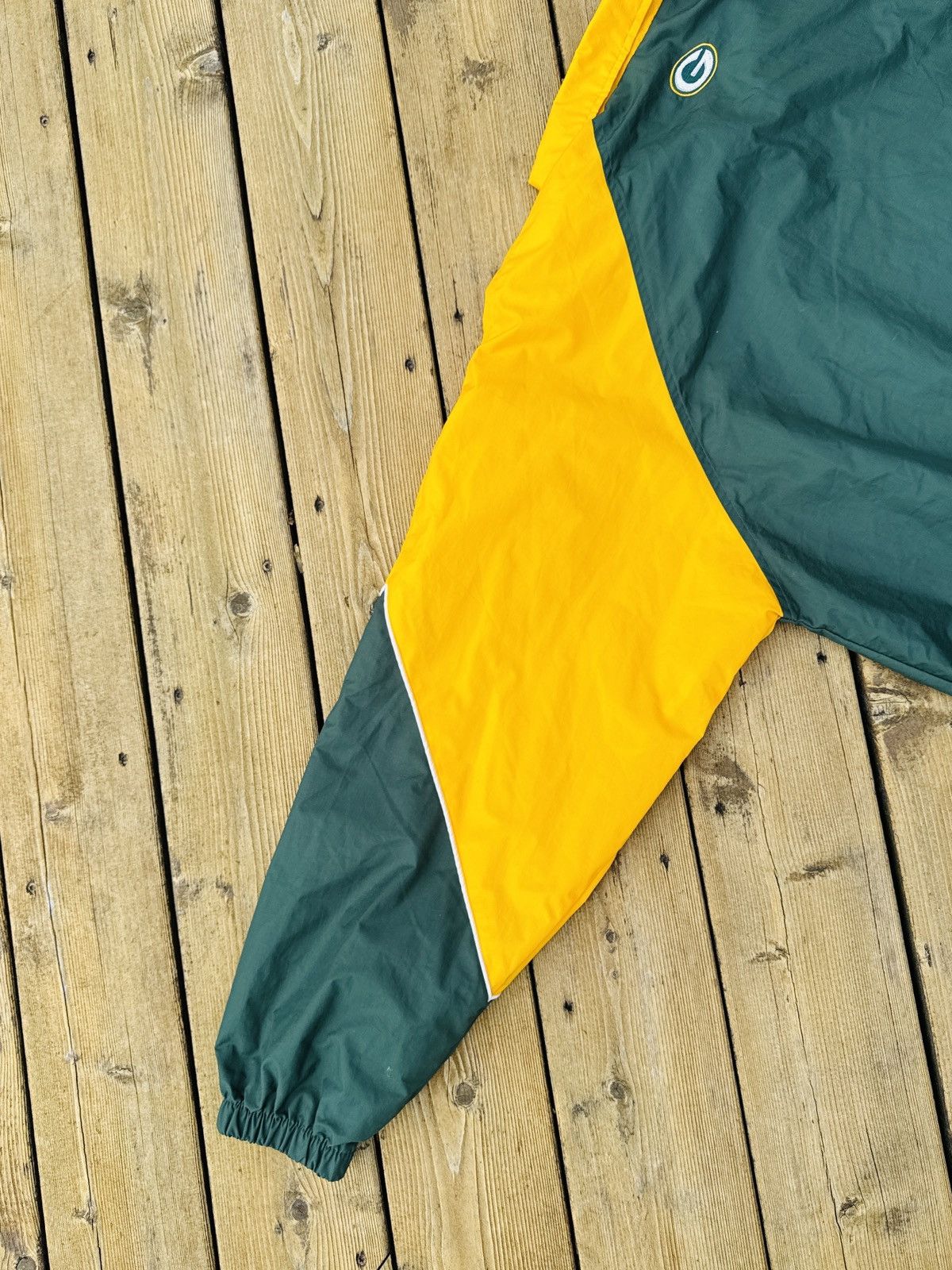 Logo Athletic Vintage 90s Green Bay Packers Logo Athletic Windbreaker Size US XL / EU 56 / 4 - 12 Thumbnail