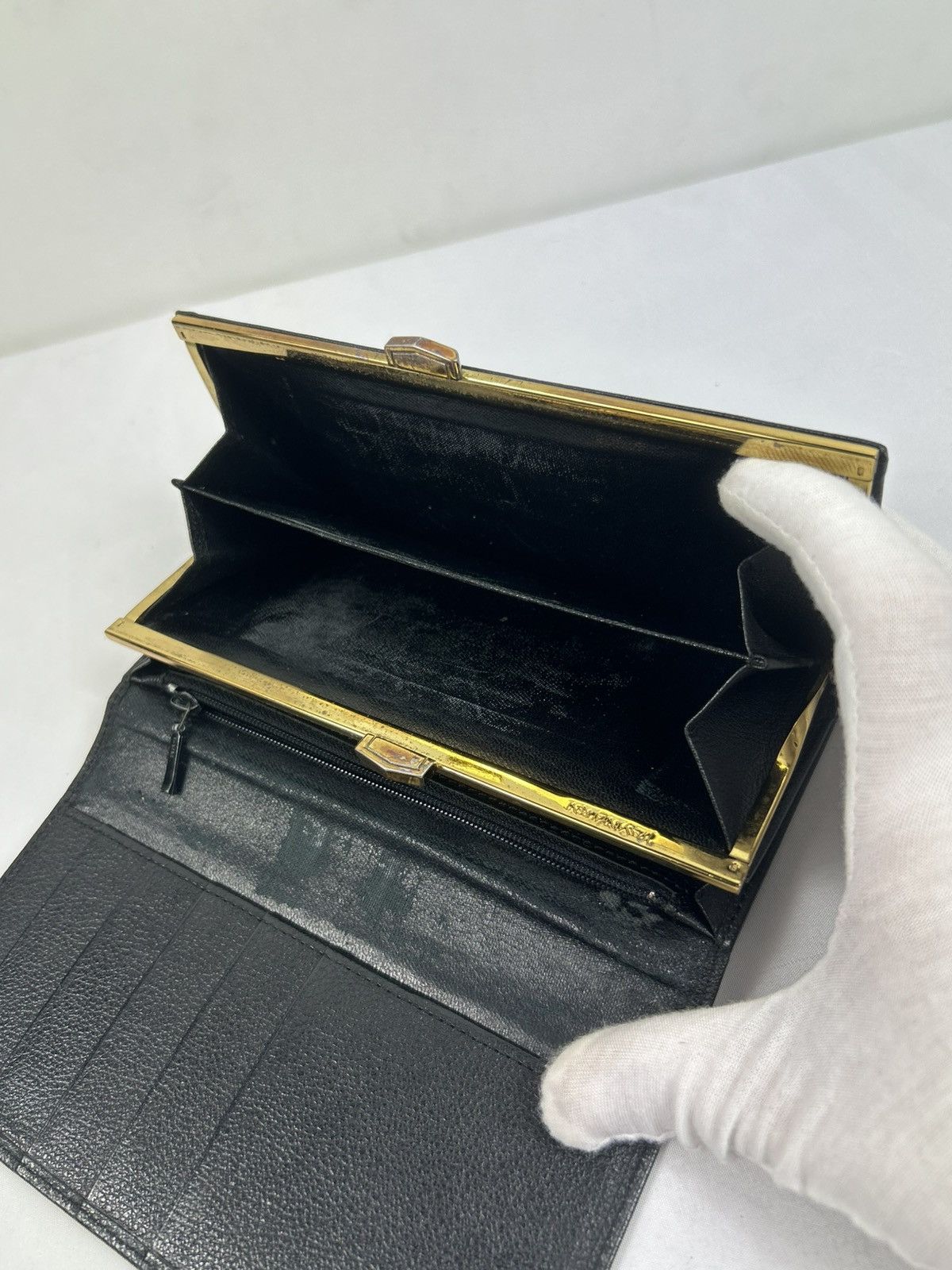Yves Saint Laurent Yves Saint Laurent Leather Long Wallet Size ONE SIZE - 7 Thumbnail