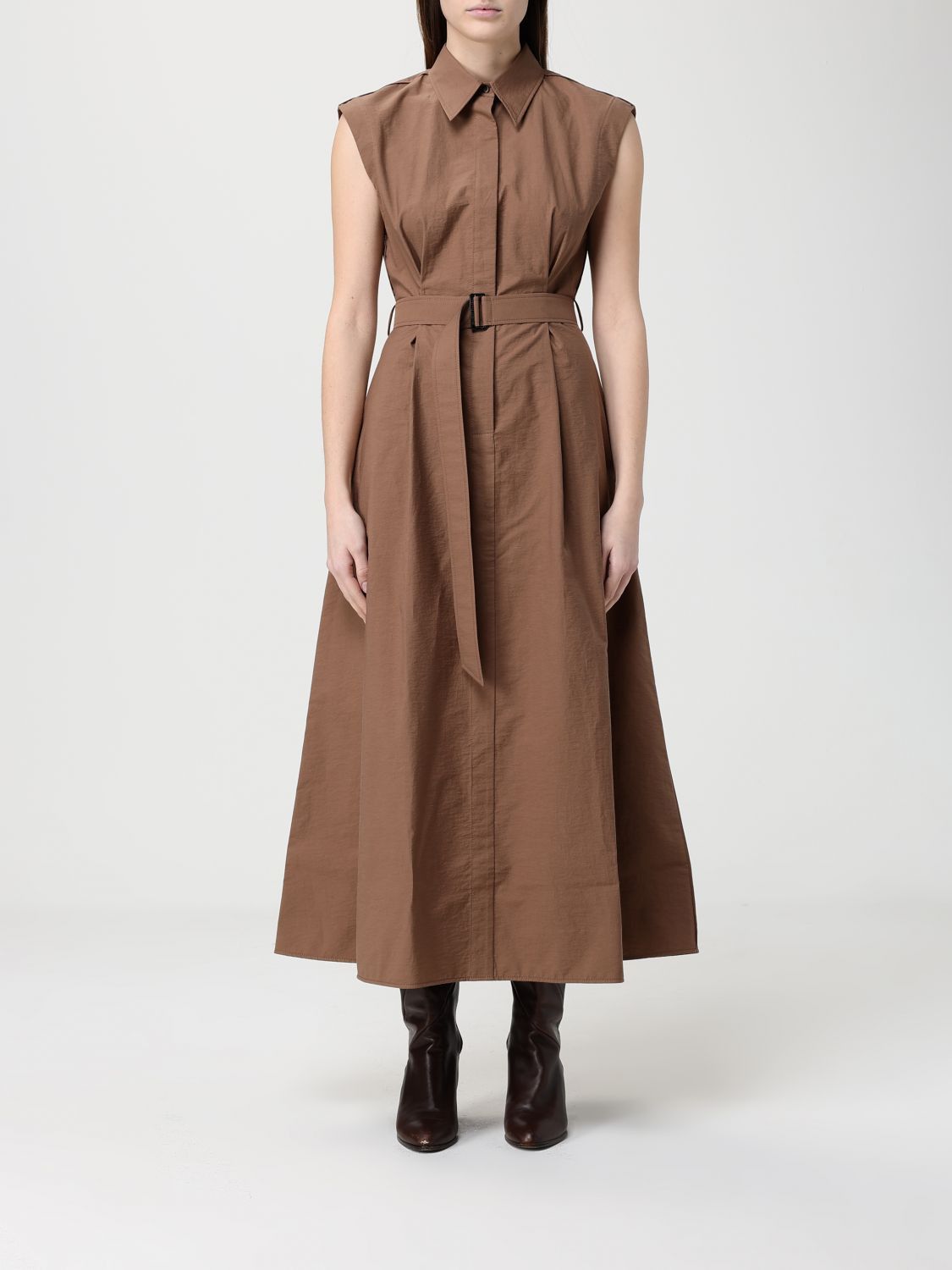 Brunello Cucinelli Brunello Cucinelli Dress Woman Brown Size XS / US 0-2 / IT 36-38 - 1 Thumbnail