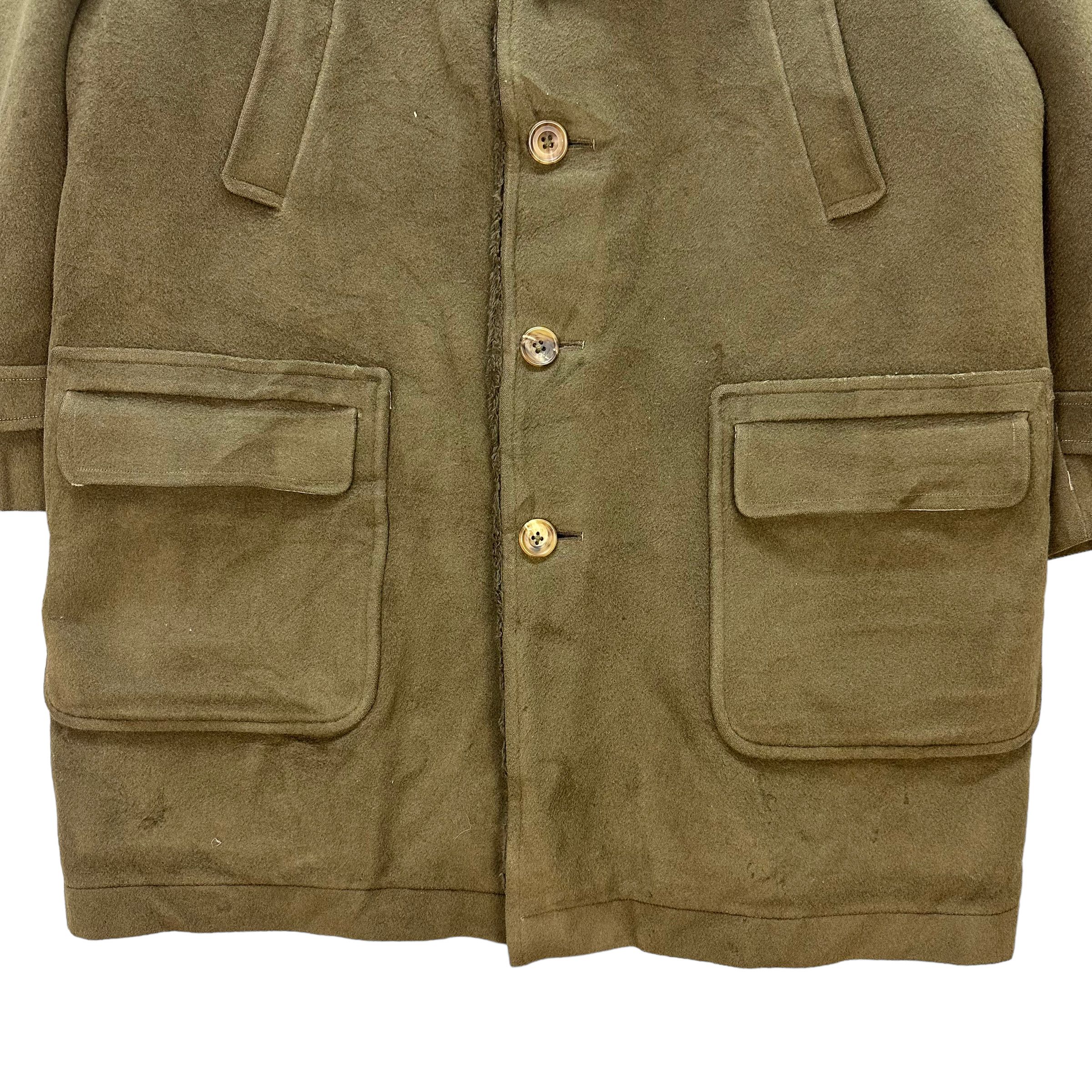 Burberry BURBERRYS SHERPA WOOL COAT JACKET #8547-013 Size US M / EU 48-50 / 2 - 3 Thumbnail