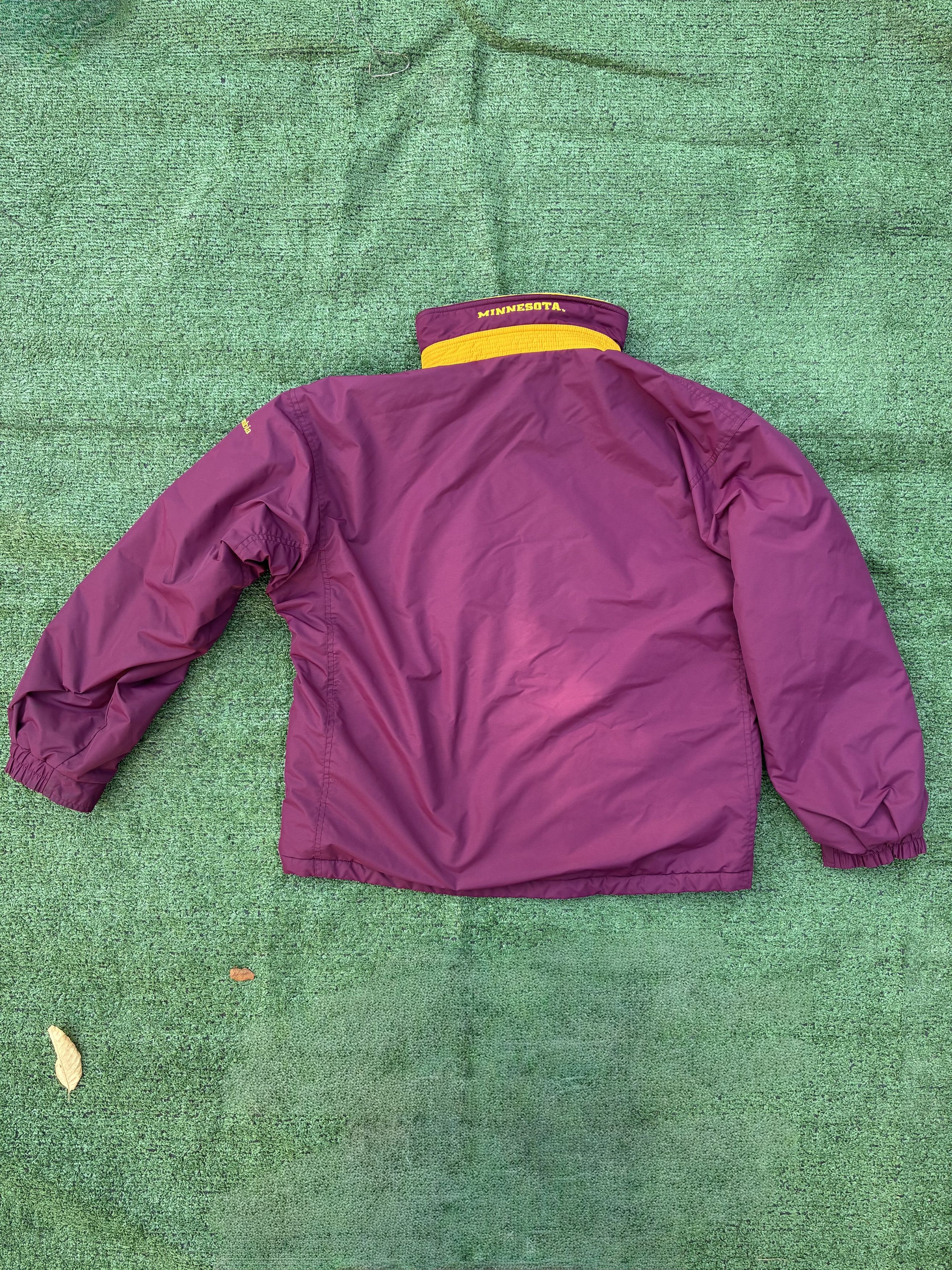Columbia Columbia Maroon and yellow University of Minnesota jacket Size US L / EU 52-54 / 3 - 4 Thumbnail