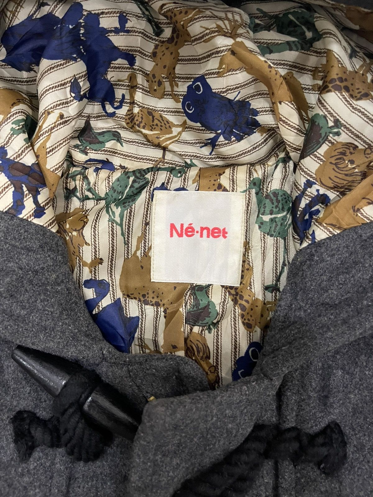 Issey Miyake Net-net issey miyake Wool Hoodie Duffle Coat Size US M / EU 48-50 / 2 - 3 Thumbnail