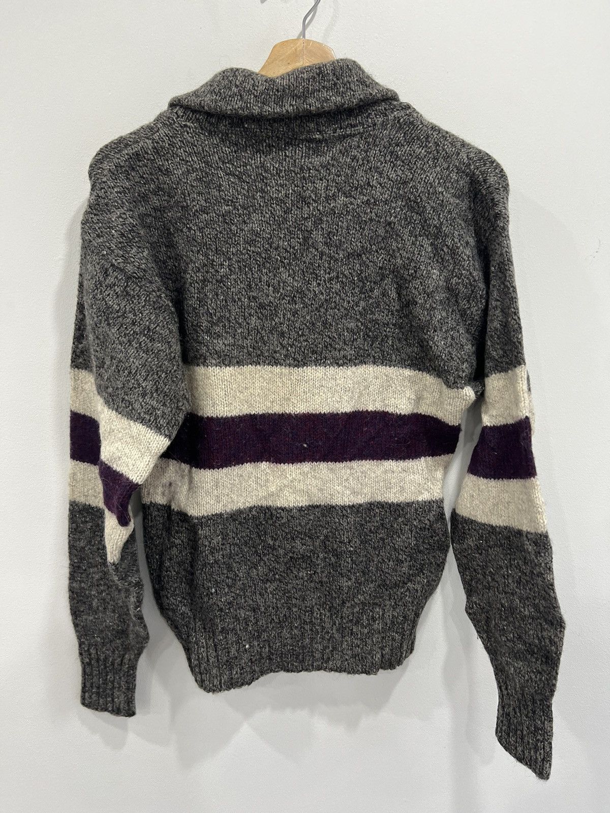 Eddie Bauer Vintage Eddie Bauer Knit Sweater Shawl Collar striped Size US S / EU 44-46 / 1 - 2 Thumbnail