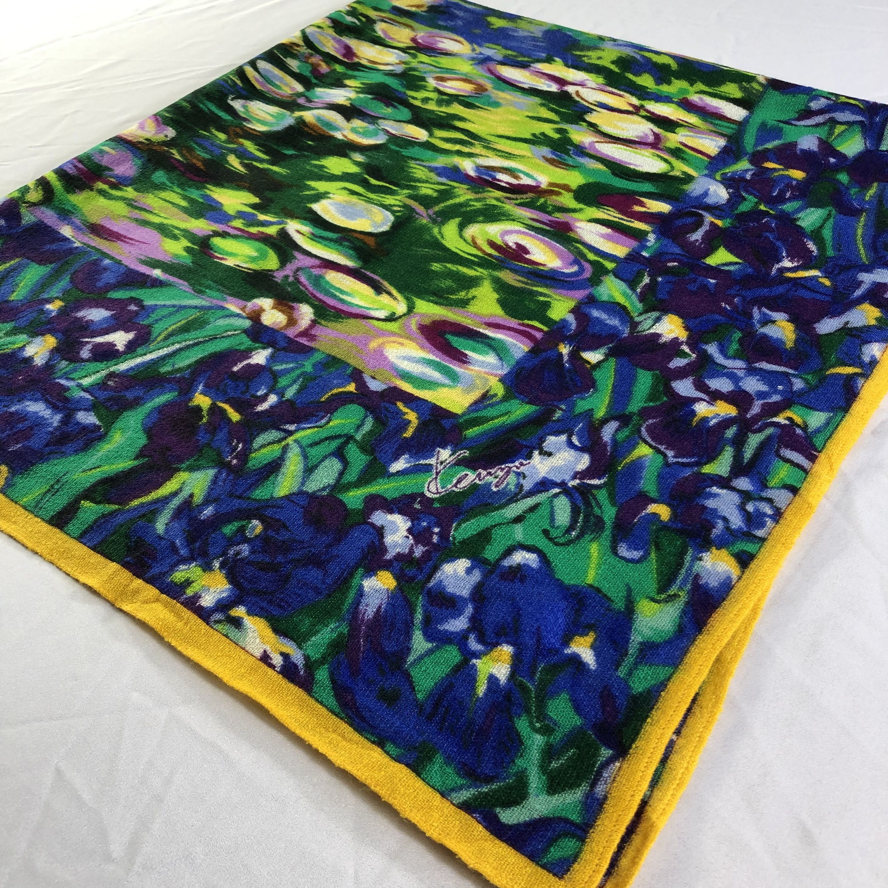 Kenzo × Vintage Vintage Kenzo Silk Scarf Size ONE SIZE - 3 Thumbnail
