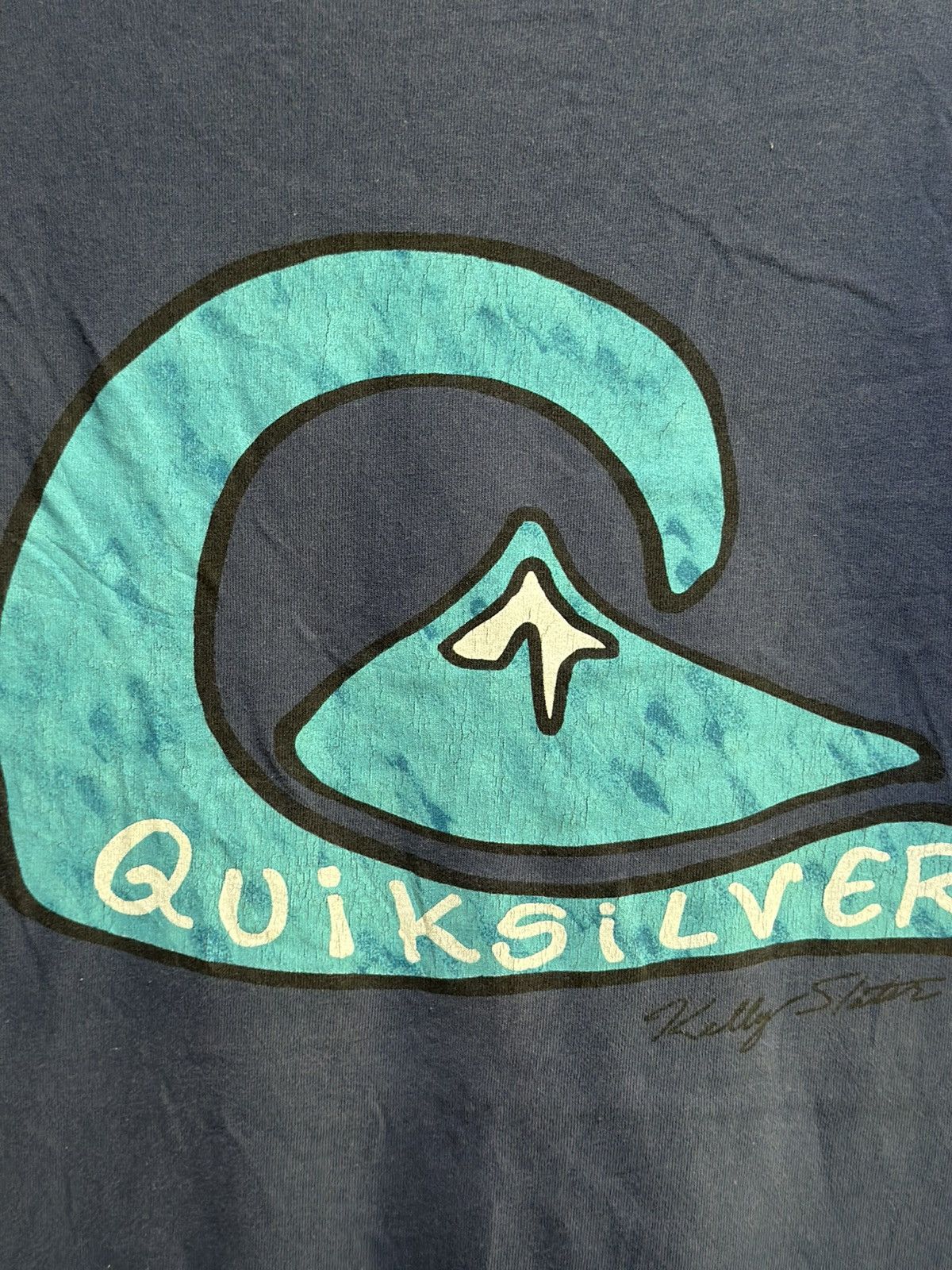Quiksilver Vintage Quiksilver Kelly Slater Faded Tee Size US L / EU 52-54 / 3 - 6 Thumbnail