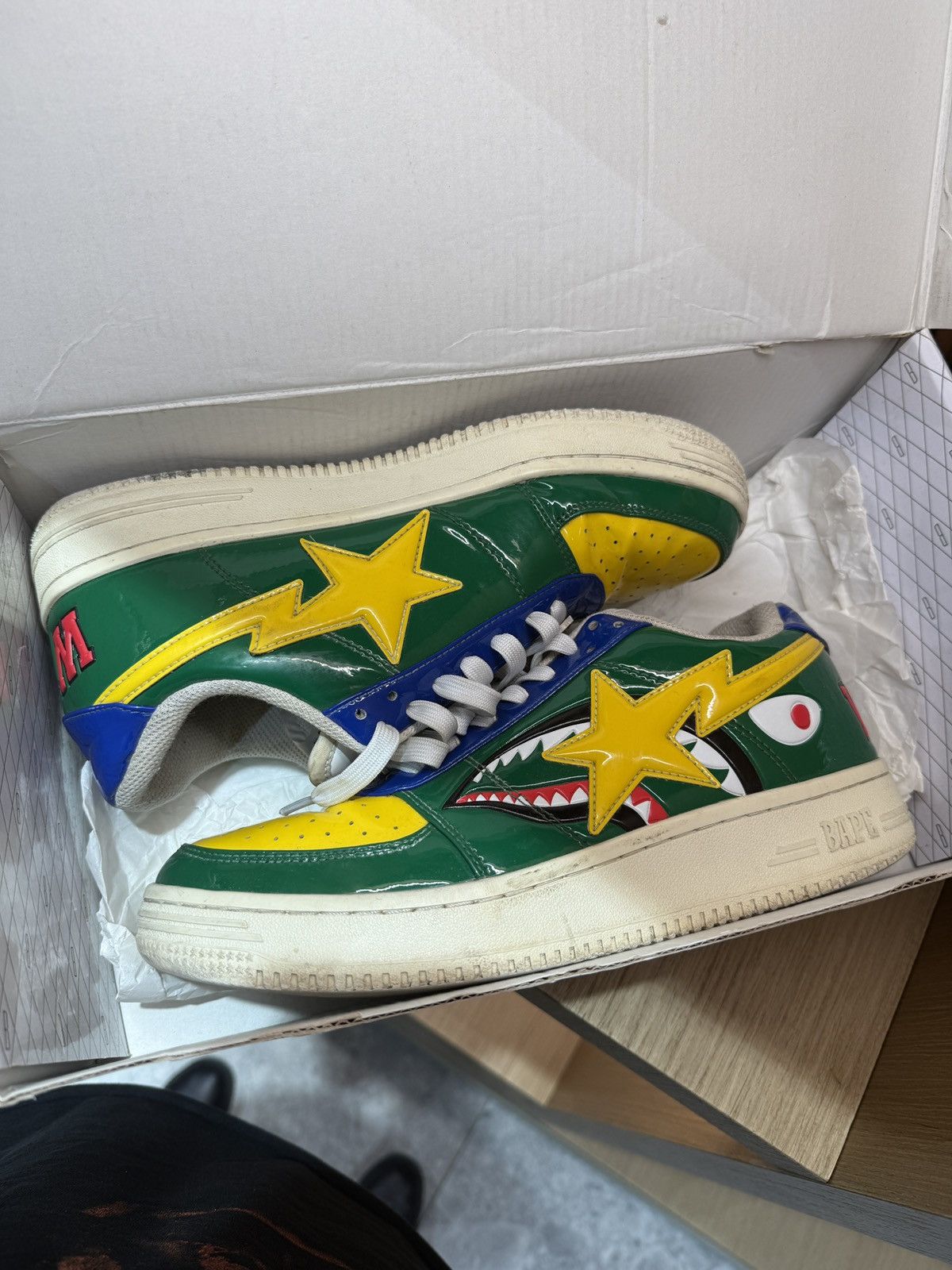Bape Vintage Rare BapeSta M2 20th anniversary WGM Size US 9 / EU 42 - 5 Thumbnail