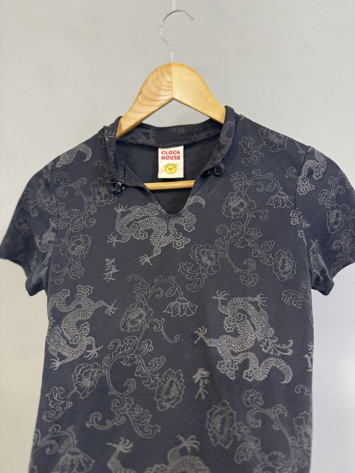 Japanese Brand Y2K Japan Dolls jpg overprint abstract printed baby tee top Size S / US 4 / IT 40 - 4 Thumbnail