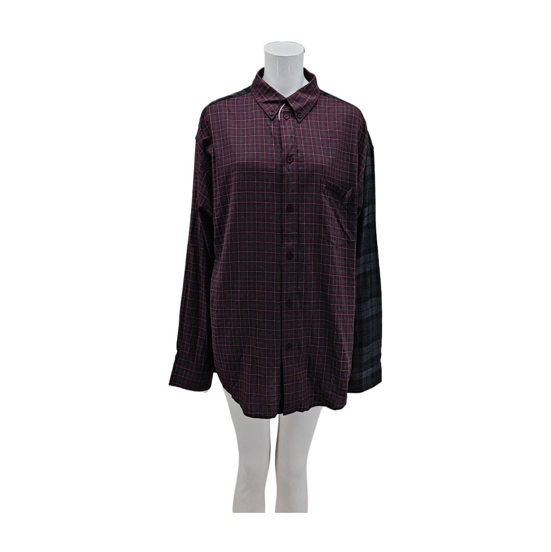 Balenciaga Balenciaga Plaid Button Up Shirt Size 38 Size S / US 4 / IT 40 - 1 Thumbnail