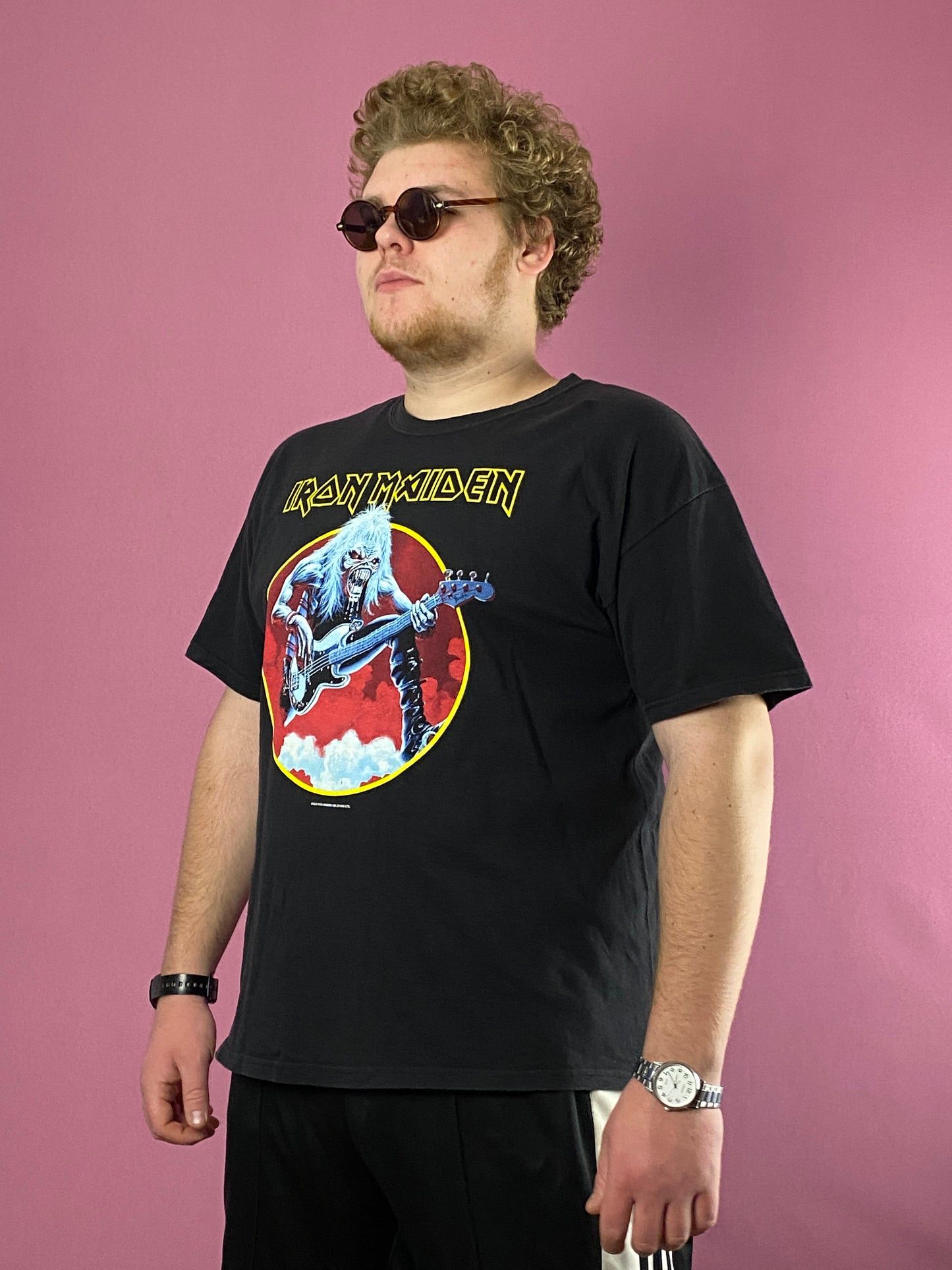 Band Tees × Iron Maiden × Vintage 2003 Iron Maiden Fear Of The Dark Vintage Men's Band T-Shirt Size US XXL / EU 58 / 5 - 2 Thumbnail