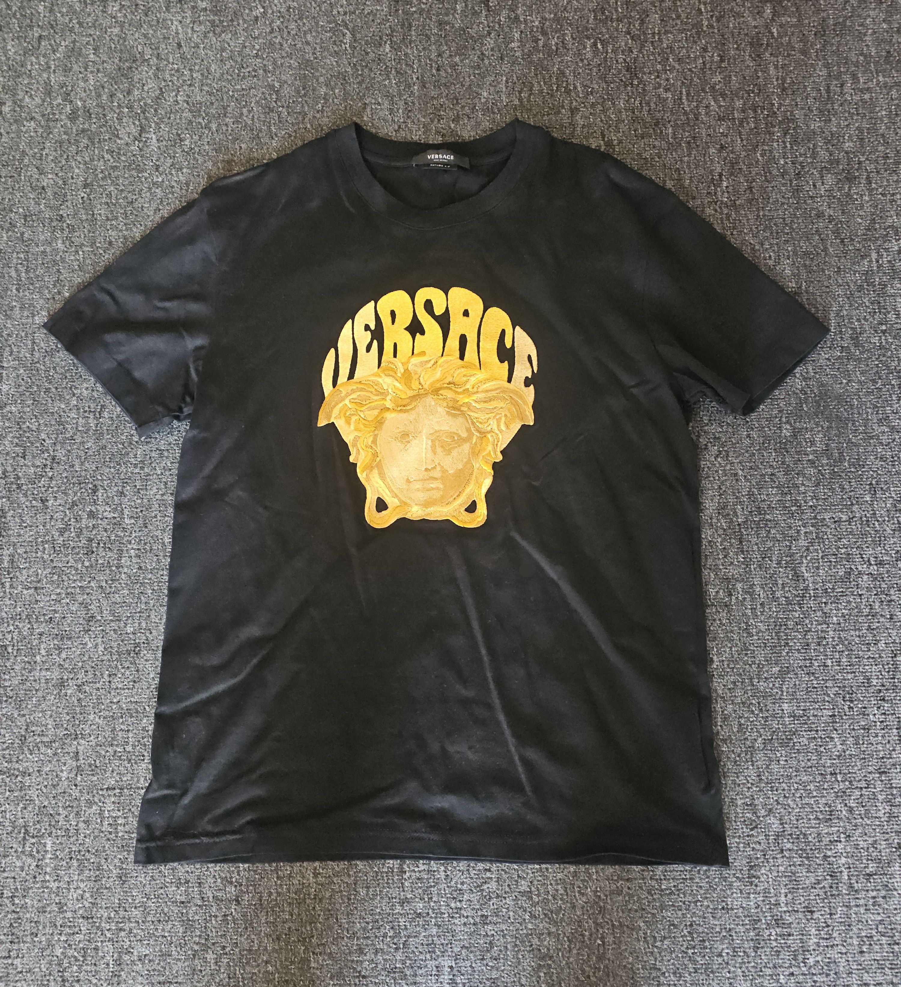 Versace Versace unisex embroider t-shirt size XS | Grailed