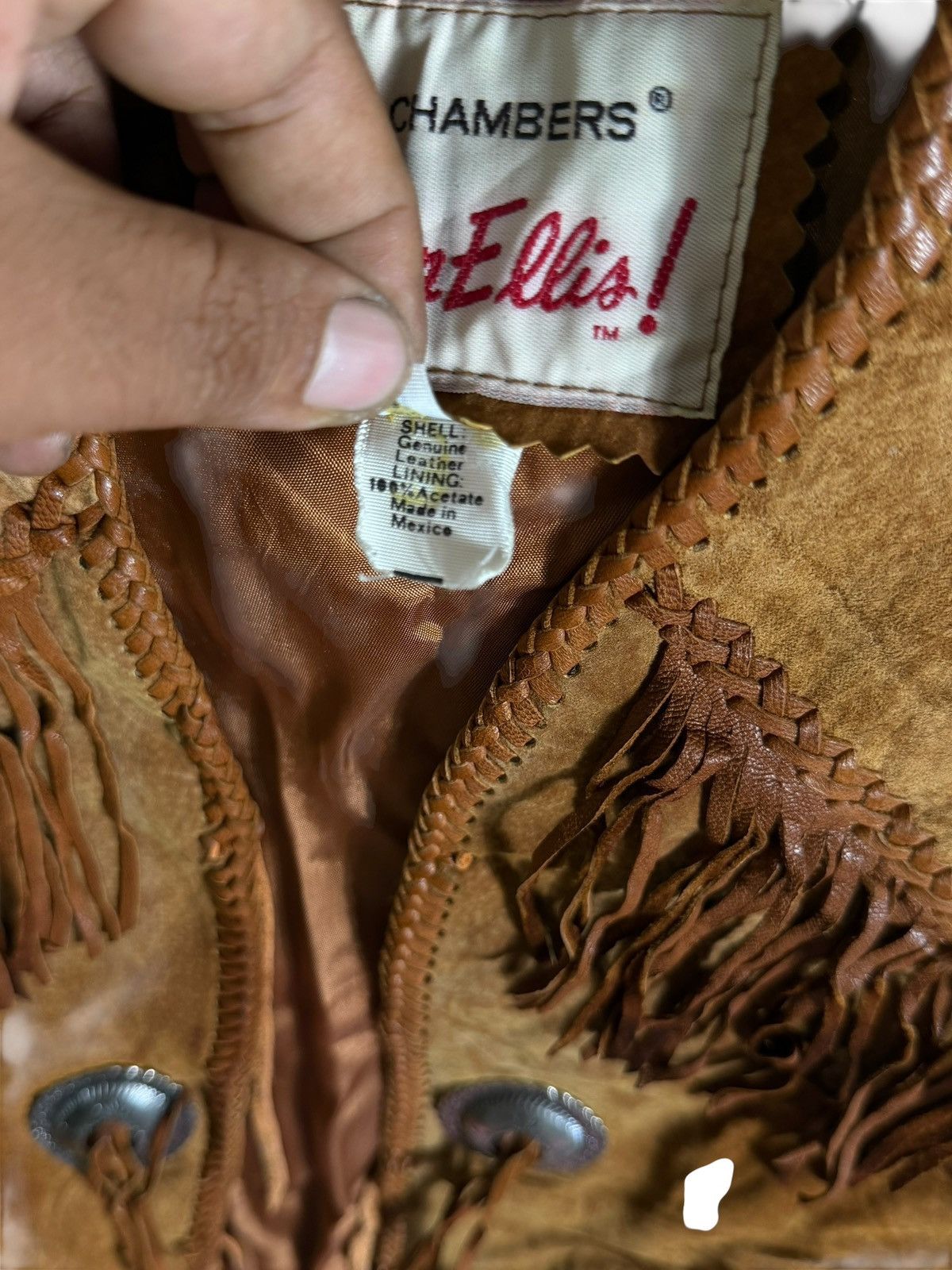 Vintage 1970s Chambers by Ren Ellis Genuine Suede Size US L / EU 52-54 / 3 - 8 Thumbnail