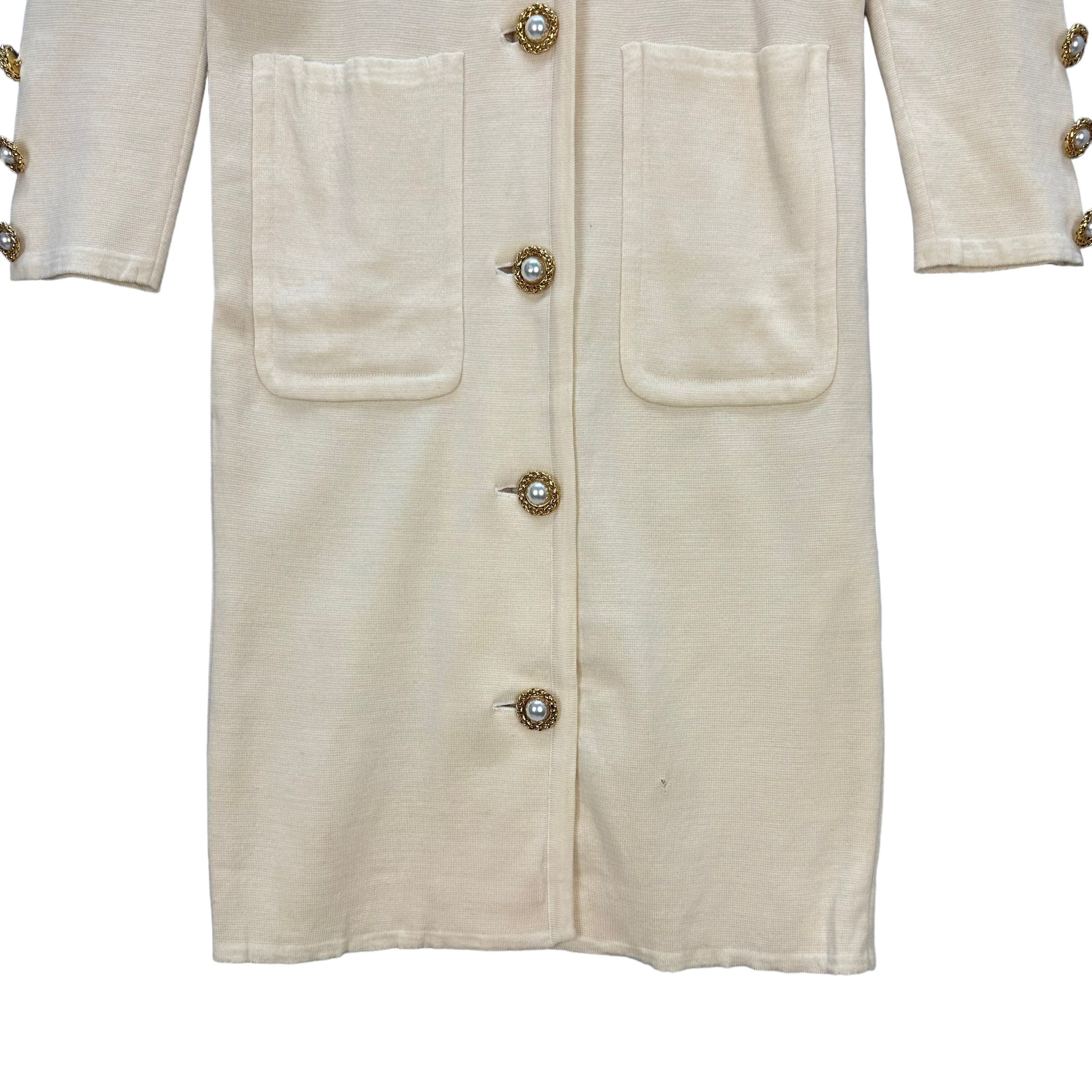 Yves Saint Laurent YVES SAINT LAURENT LONG COAT JACKET #8533-013 Size M / US 6-8 / IT 42-44 - 3 Thumbnail