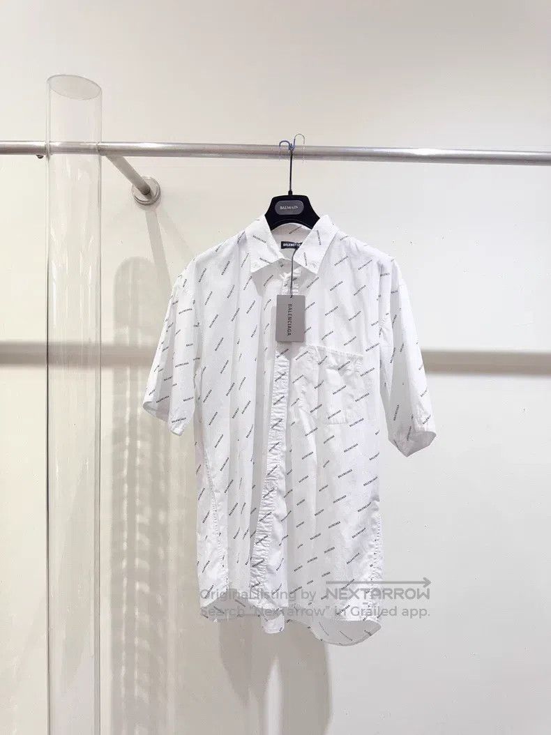 Balenciaga Balenciaga size 37 Logo shirt Size US L / EU 52-54 / 3 - 1 Thumbnail