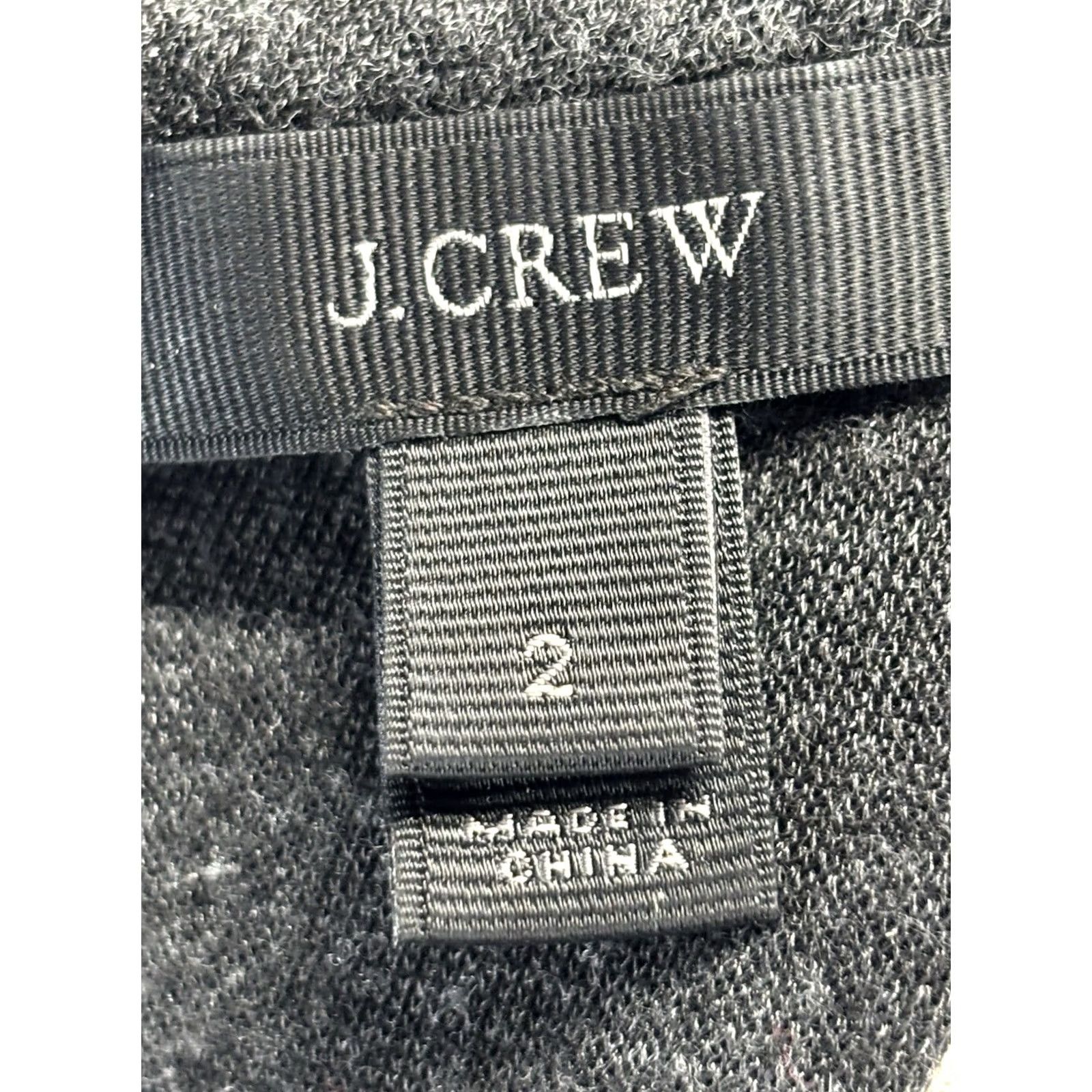 J.Crew J. Crew Fit N Flare Sheath Midi Dress Women’s 2 Grey Minimalist Stretch Ponte Size XS / US 0-2 / IT 36-38 - 6 Thumbnail
