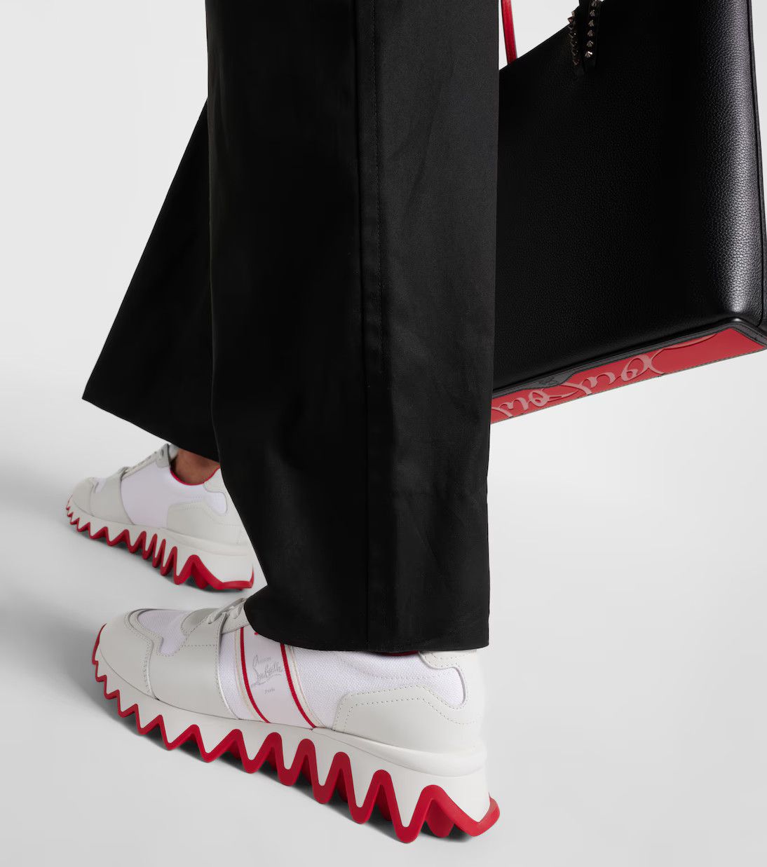 Christian Louboutin oc11z0126 Nastroshark Donna in White Size US 8 / IT 38 - 4 Thumbnail
