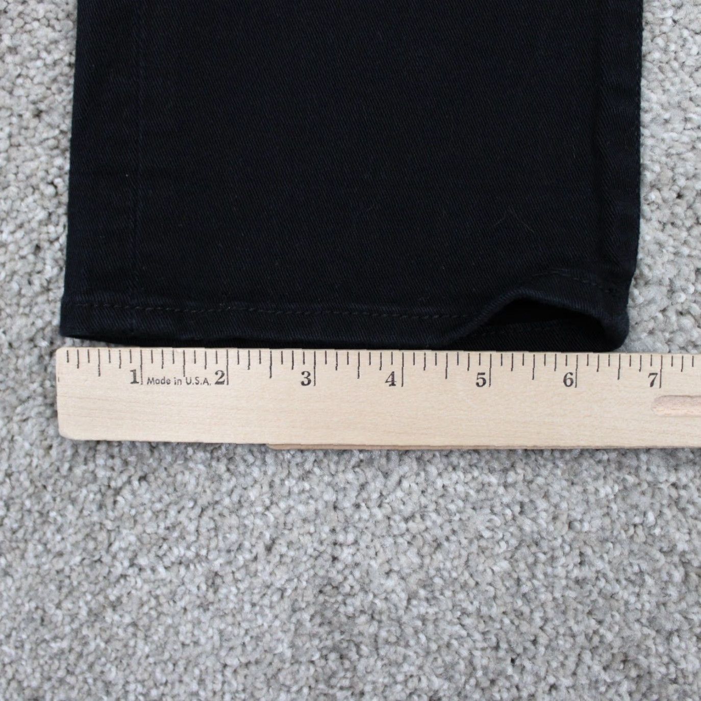 Vintage Rock & Republic Kendall Jeans Womens 6 Black Cropped Capri Stretch 24" inseam Size 28" / US 6 / IT 42 - 5 Thumbnail