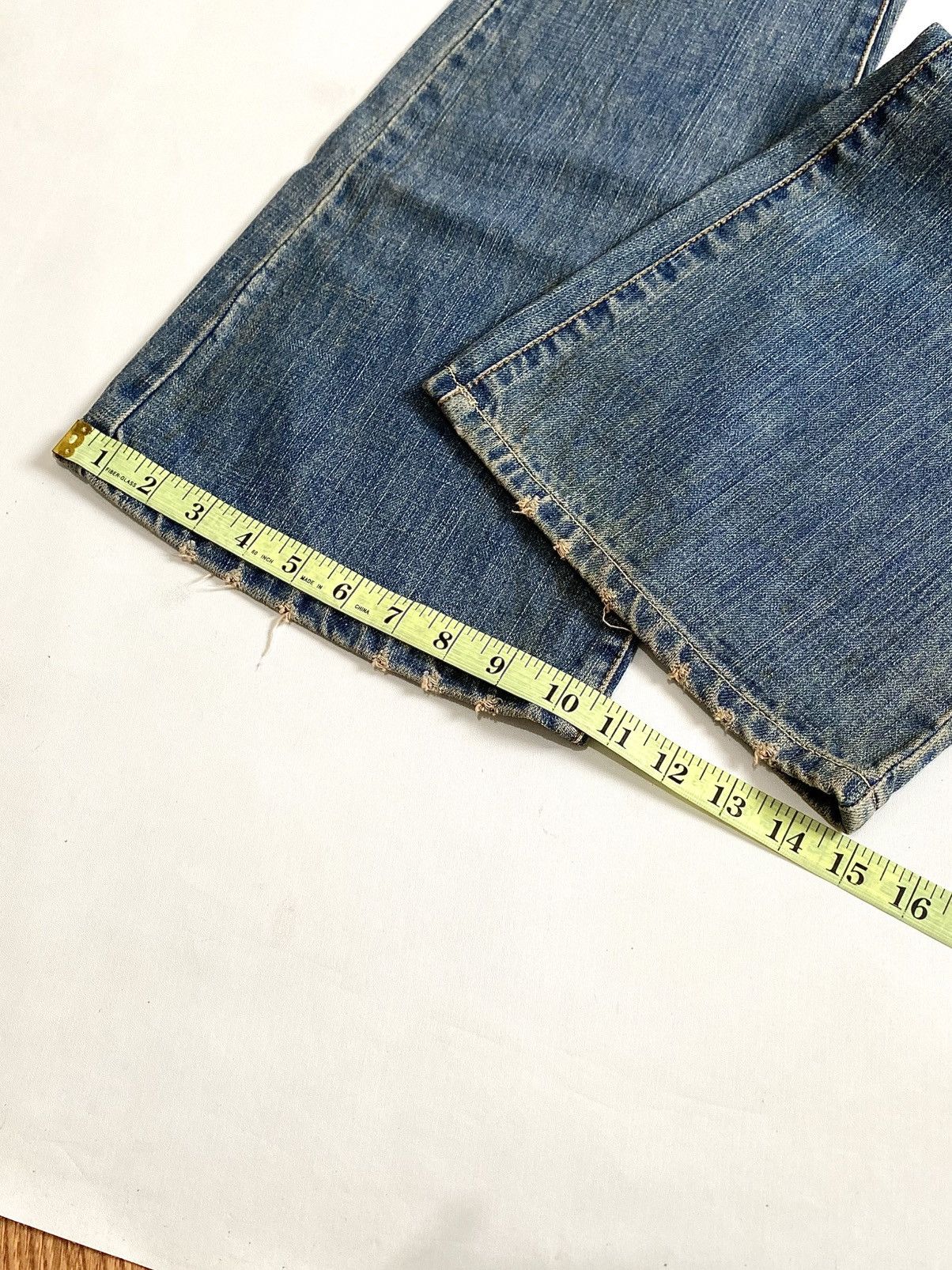 Hysteric Glamour 🔥Crazy Flare🔥 Distressed Jeans by Ask London LGB Style 🇬🇧 Size US 29 - 6 Thumbnail