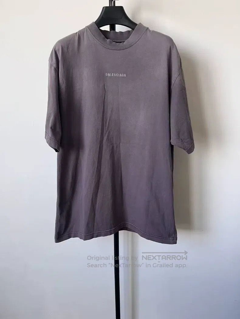 Balenciaga Balenciaga Letter Logo Printed Round Neck Short Sleeve T-S Size US XS / EU 42 / 0 - 1 Thumbnail