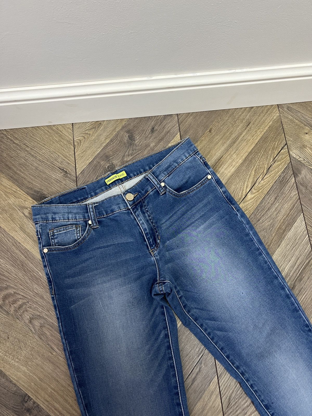 Versace × Versace Jeans Couture × Vintage Vintage Versace Jeans Women’s Denim Pants Size 28" / US 6 / IT 42 - 6 Thumbnail