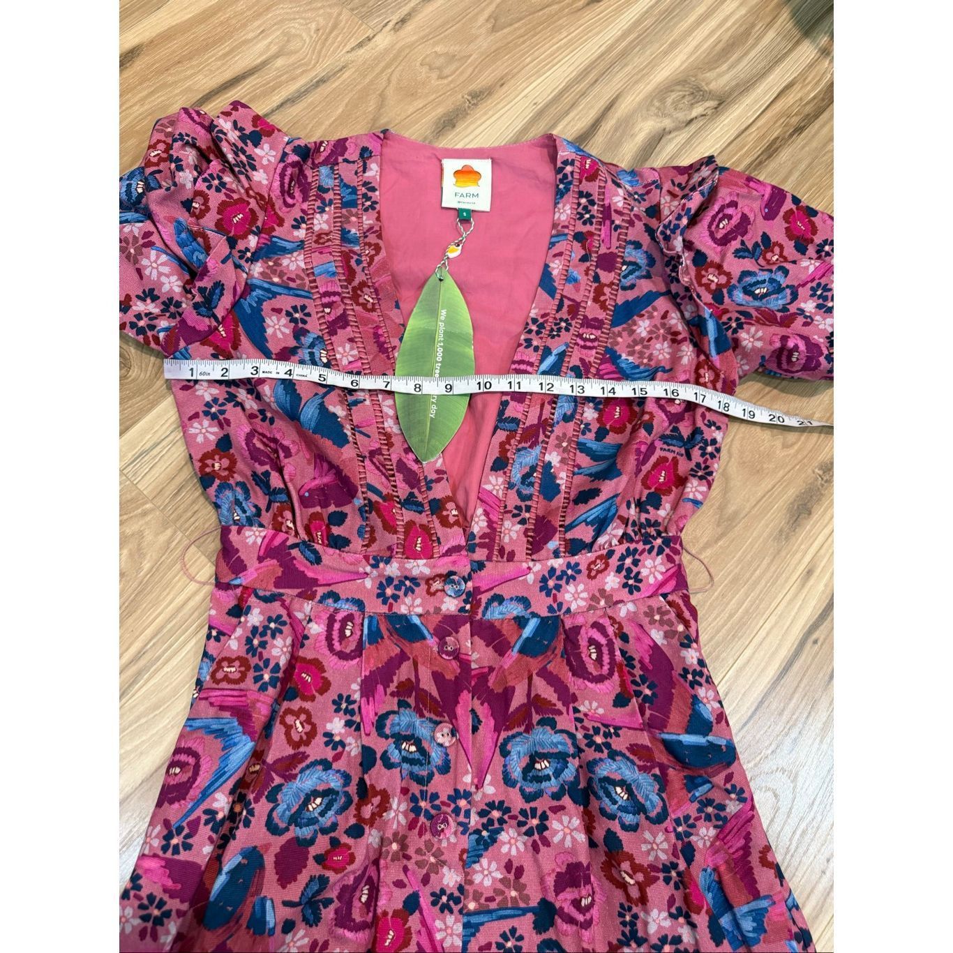 Farm Rio Farm Rio NWT no belt floral jumpsuit sz S Size US 26 / EU 42 - 7 Thumbnail