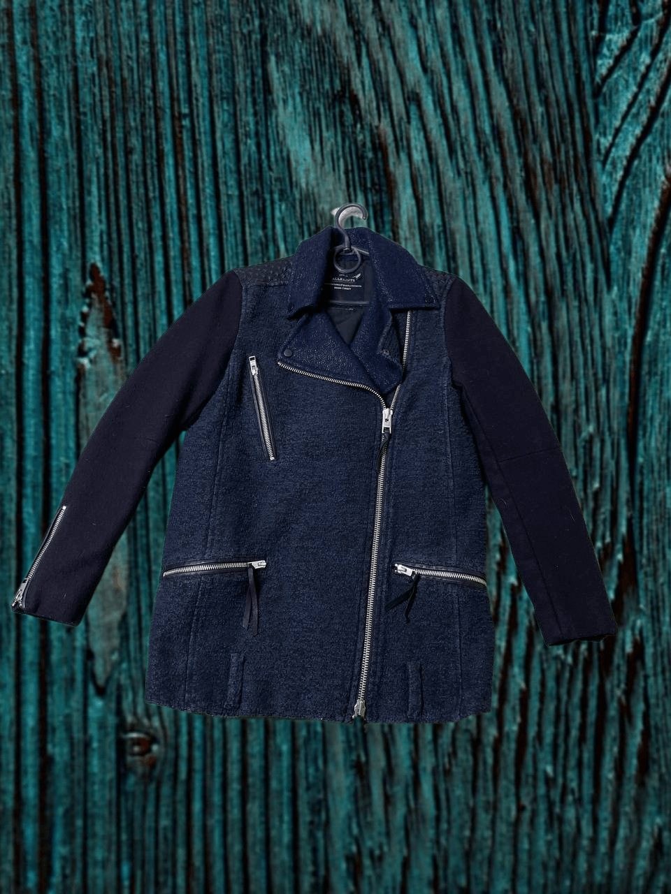 Allsaints Allsaints Streetwear Jacket Zip ITALIAN CLOTH Y2K Size S / US 4 / IT 40 - 1 Thumbnail
