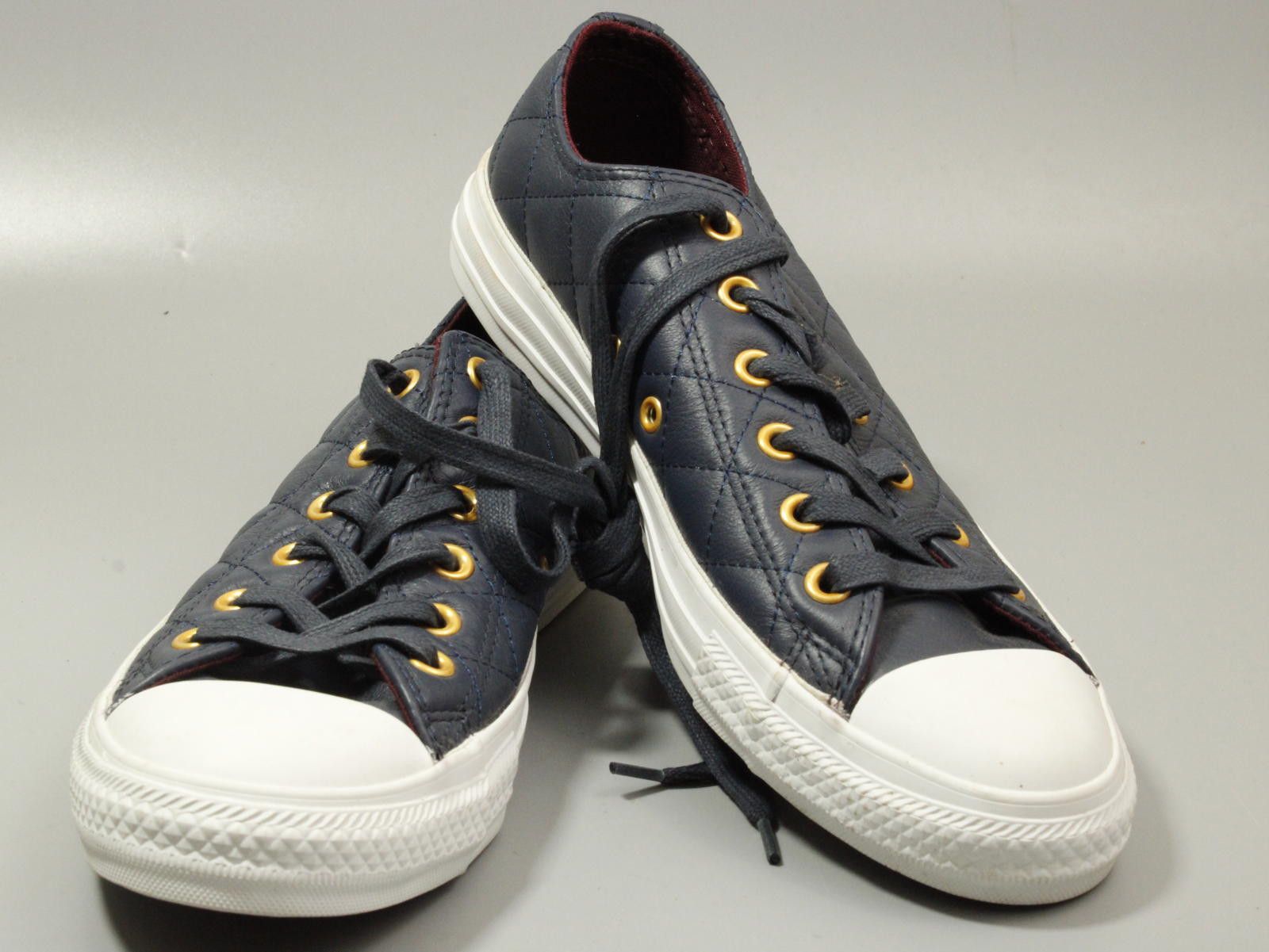 Converse Men's Black Quilted Low-Top Converse All Star Rubber Soles Size US 8 / EU 41 - 1 Thumbnail