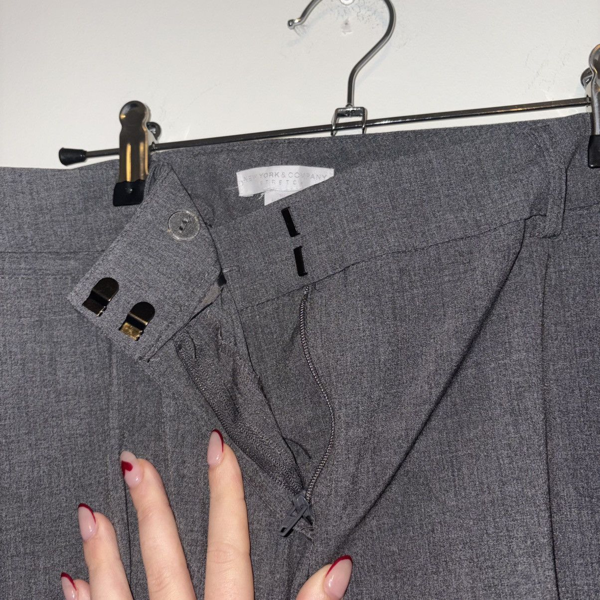 Other New York & Company Grey Dress Pants Size 38" / US 16 / IT 52 - 3 Thumbnail